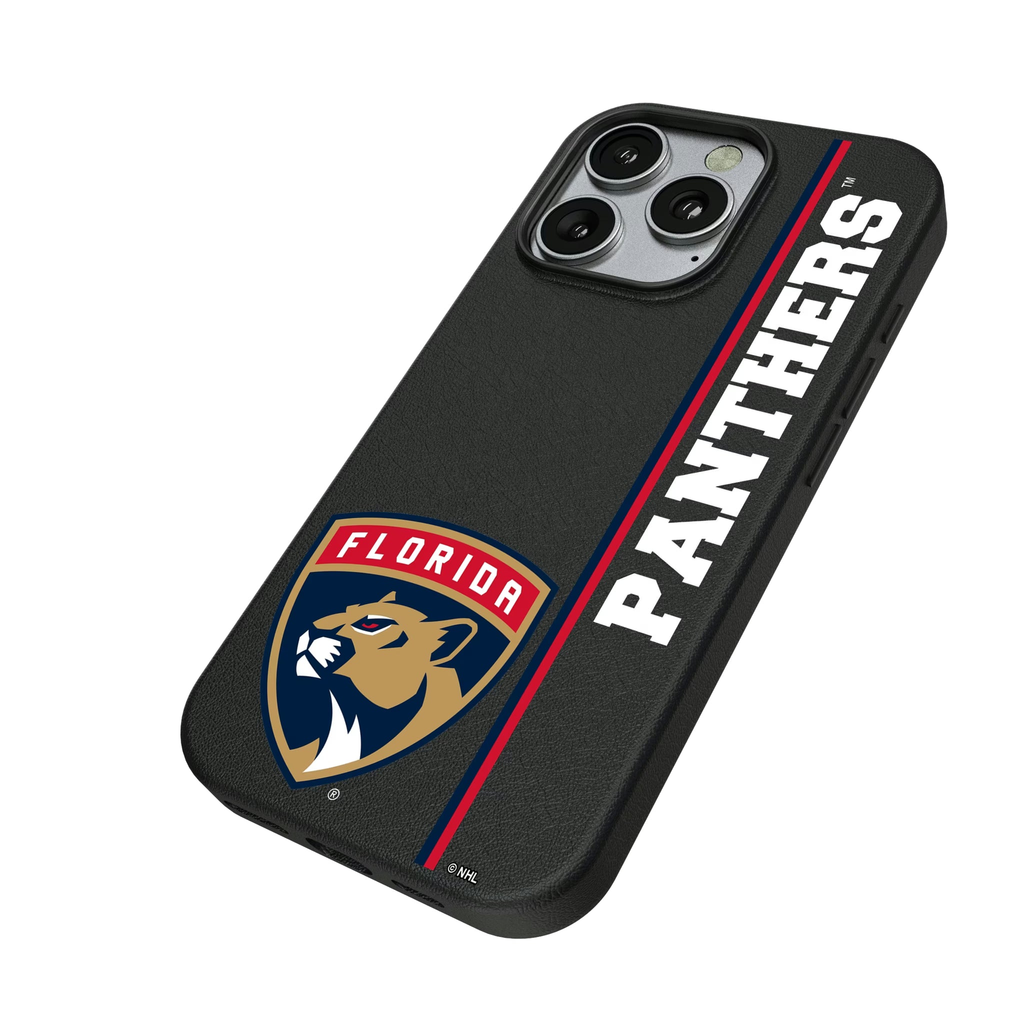 Florida Panthers Sidebar iPhone MagSafe Compatible Phone Case for Apple iPhone - Isometric View