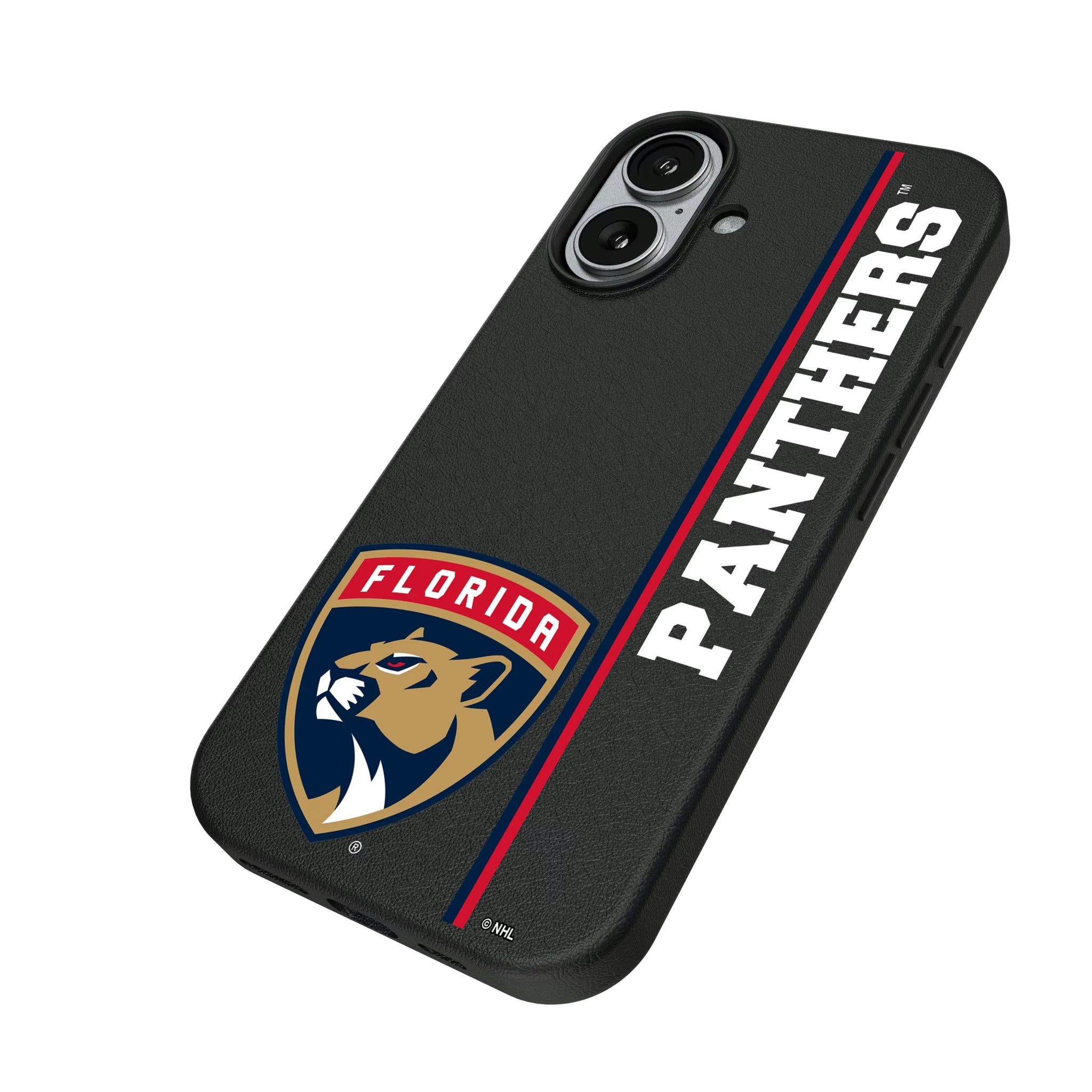 Florida Panthers Sidebar iPhone MagSafe Compatible Phone Case for Apple iPhone - Isometric View#Device_iPhone 17