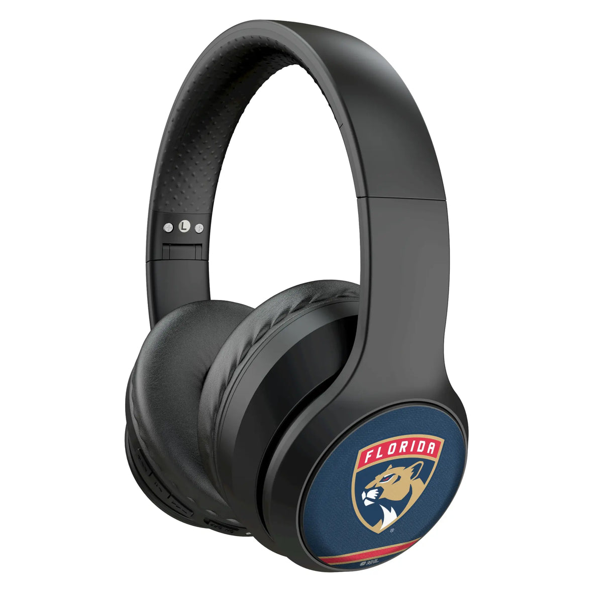 Florida Panthers Stripe Wireless Over-Ear Headphones With Case