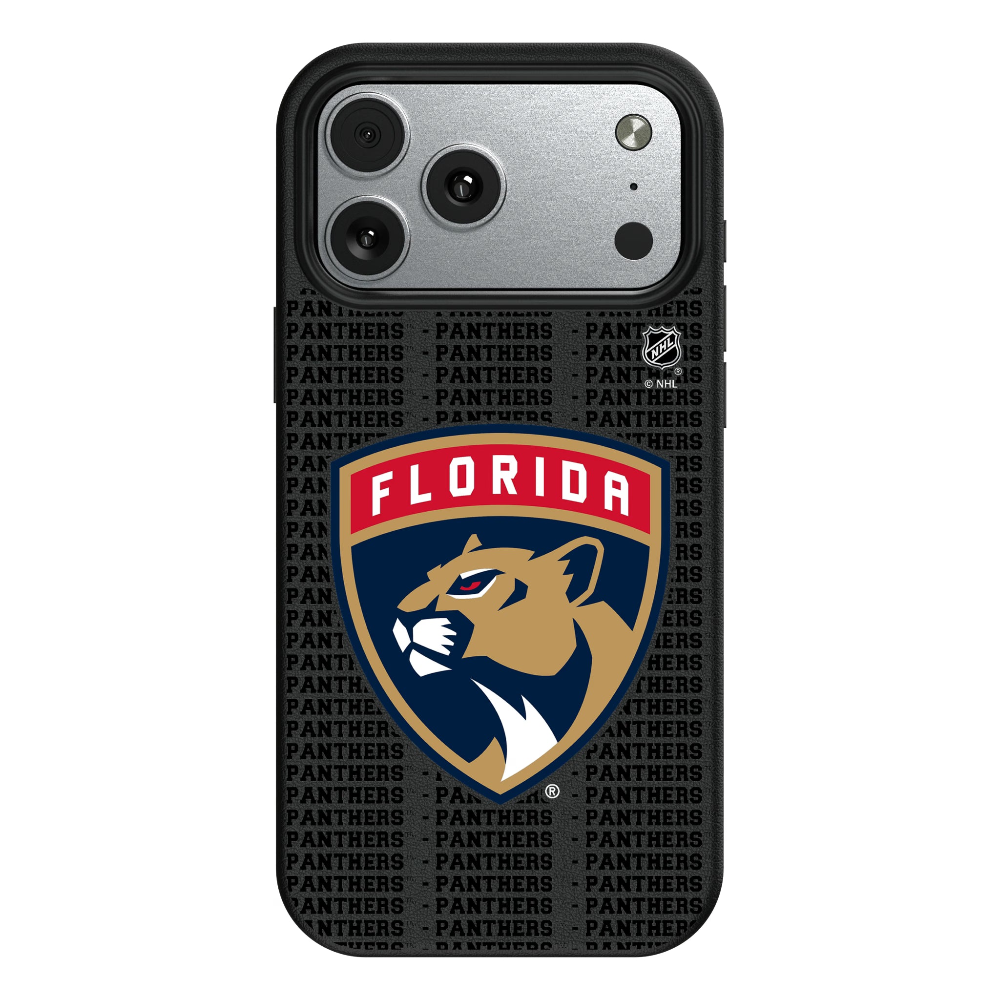 Florida Panthers Text Backdrop iPhone MagSafe Compatible Phone Case for Apple iPhone#Device_iPhone 17 Pro Max