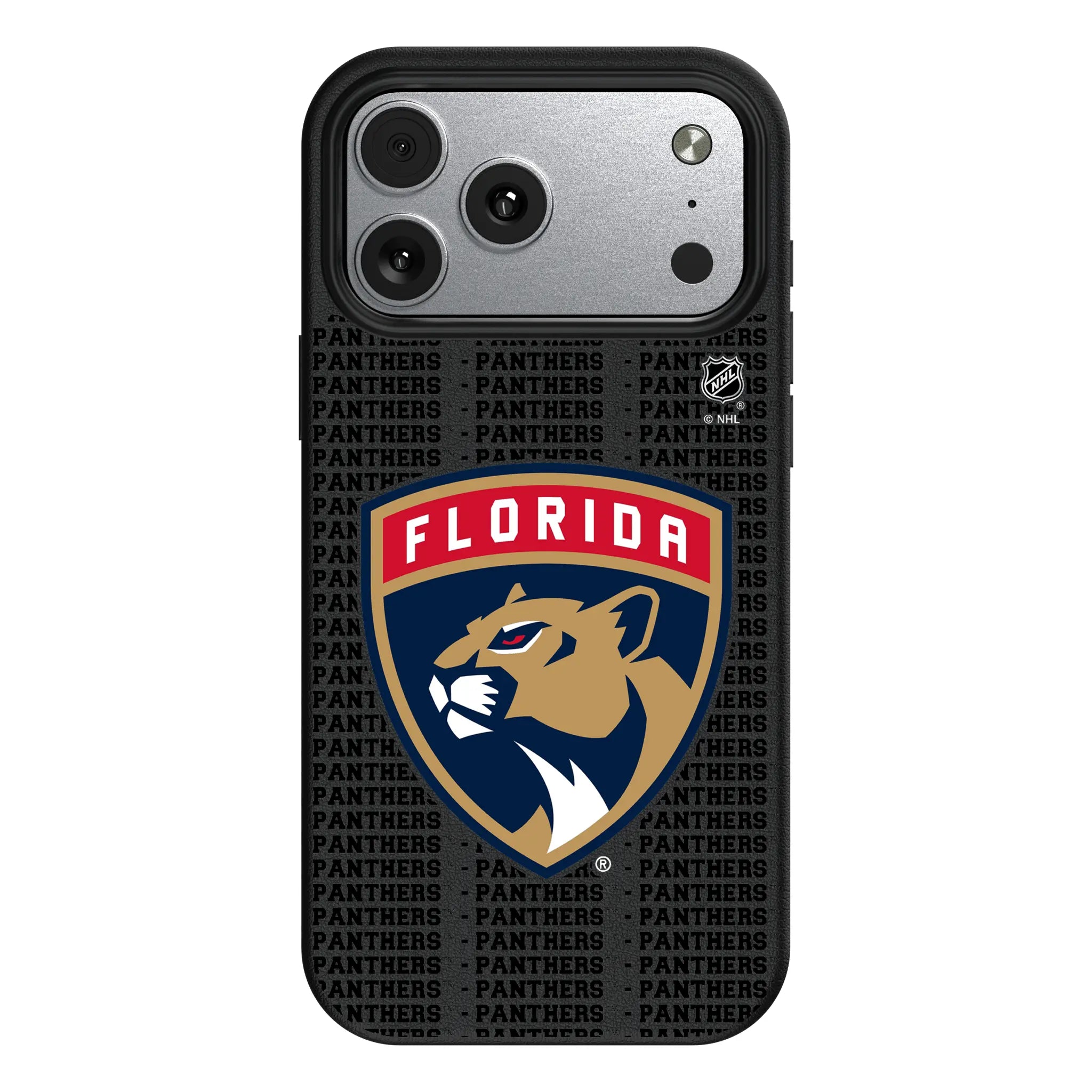 Florida Panthers Text Backdrop iPhone MagSafe Compatible Phone Case for Apple iPhone#Device_iPhone 17 Pro Max