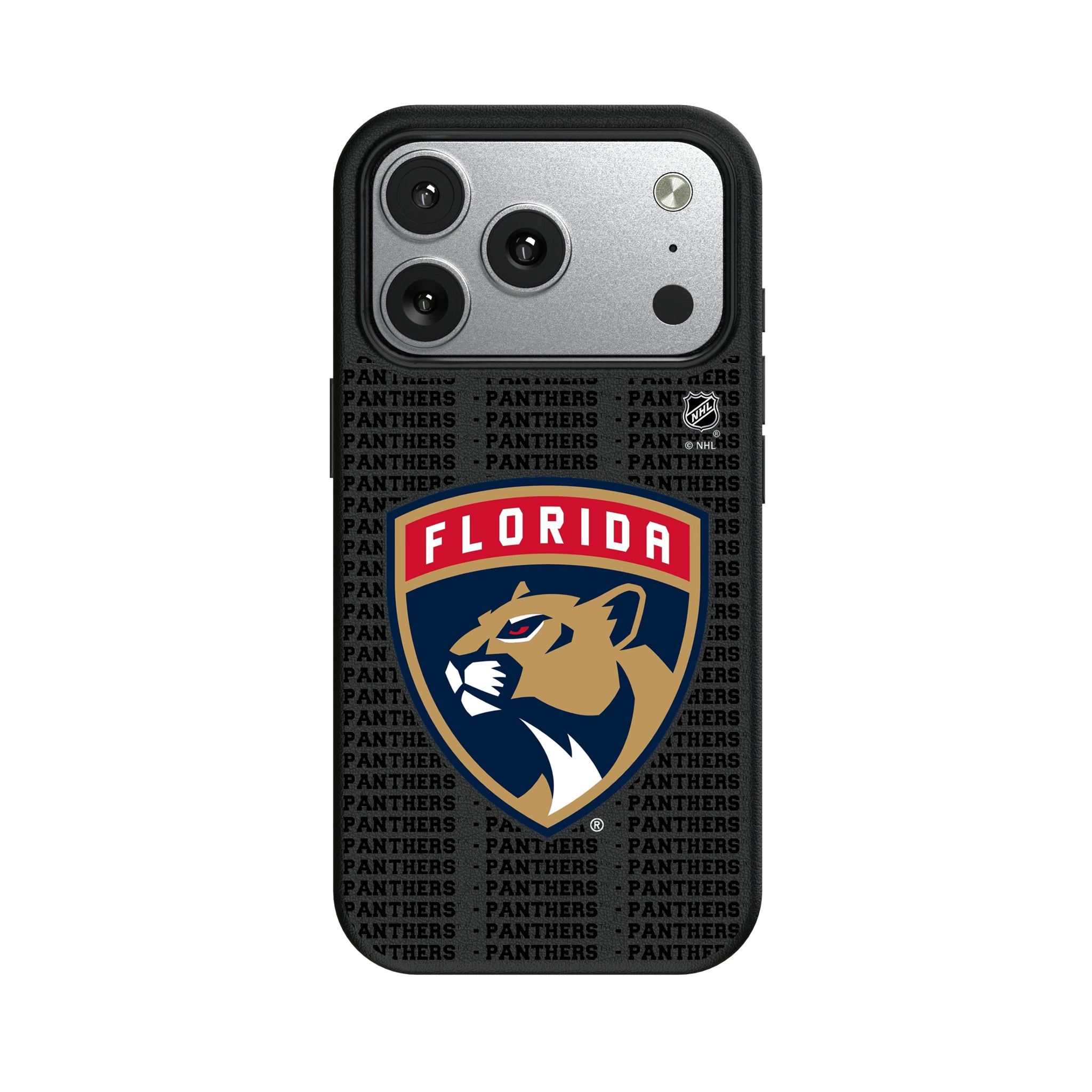 Florida Panthers Text Backdrop iPhone MagSafe Compatible Phone Case for Apple iPhone#Device_iPhone 17 Pro