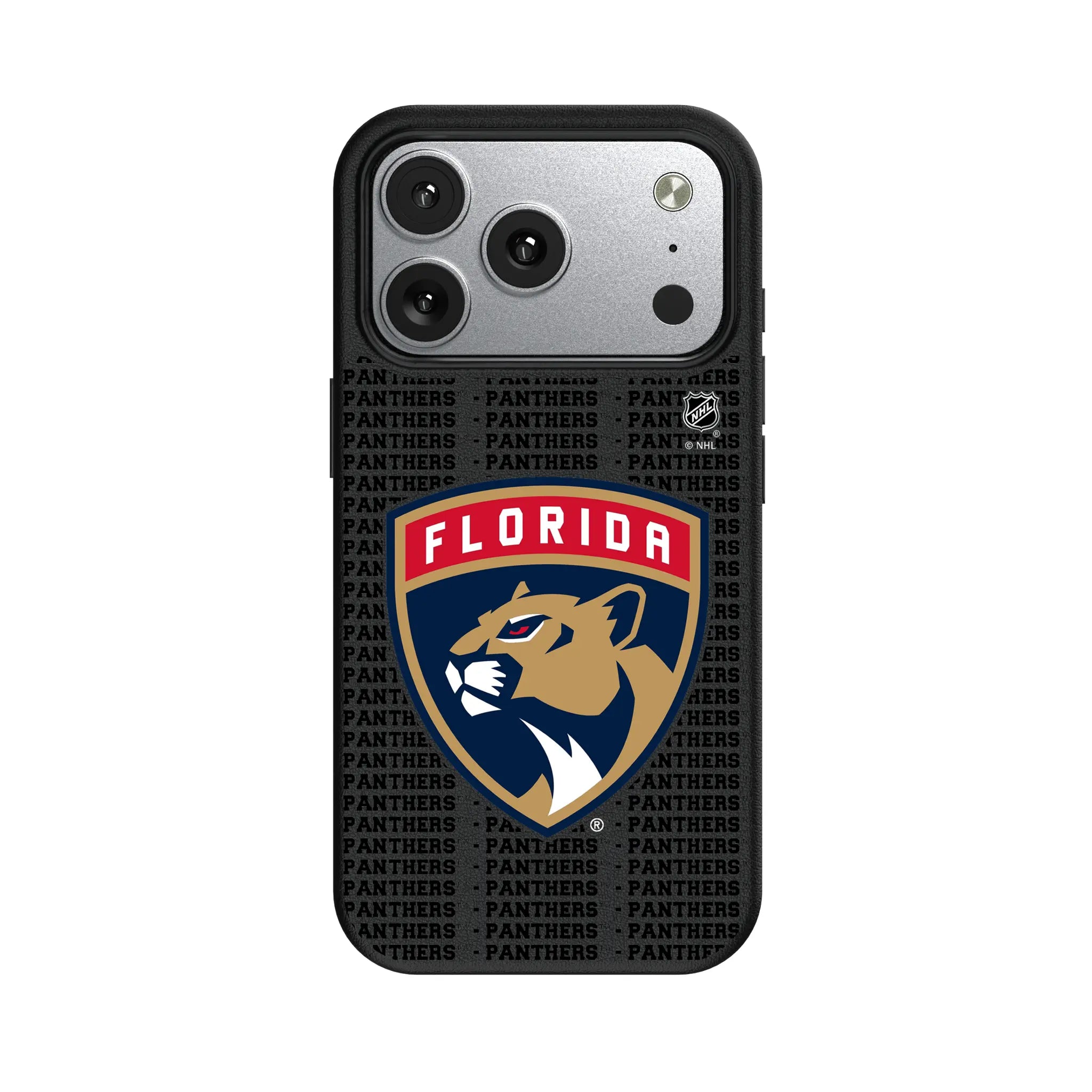Florida Panthers Text Backdrop iPhone MagSafe Compatible Phone Case for Apple iPhone#Device_iPhone 17 Pro