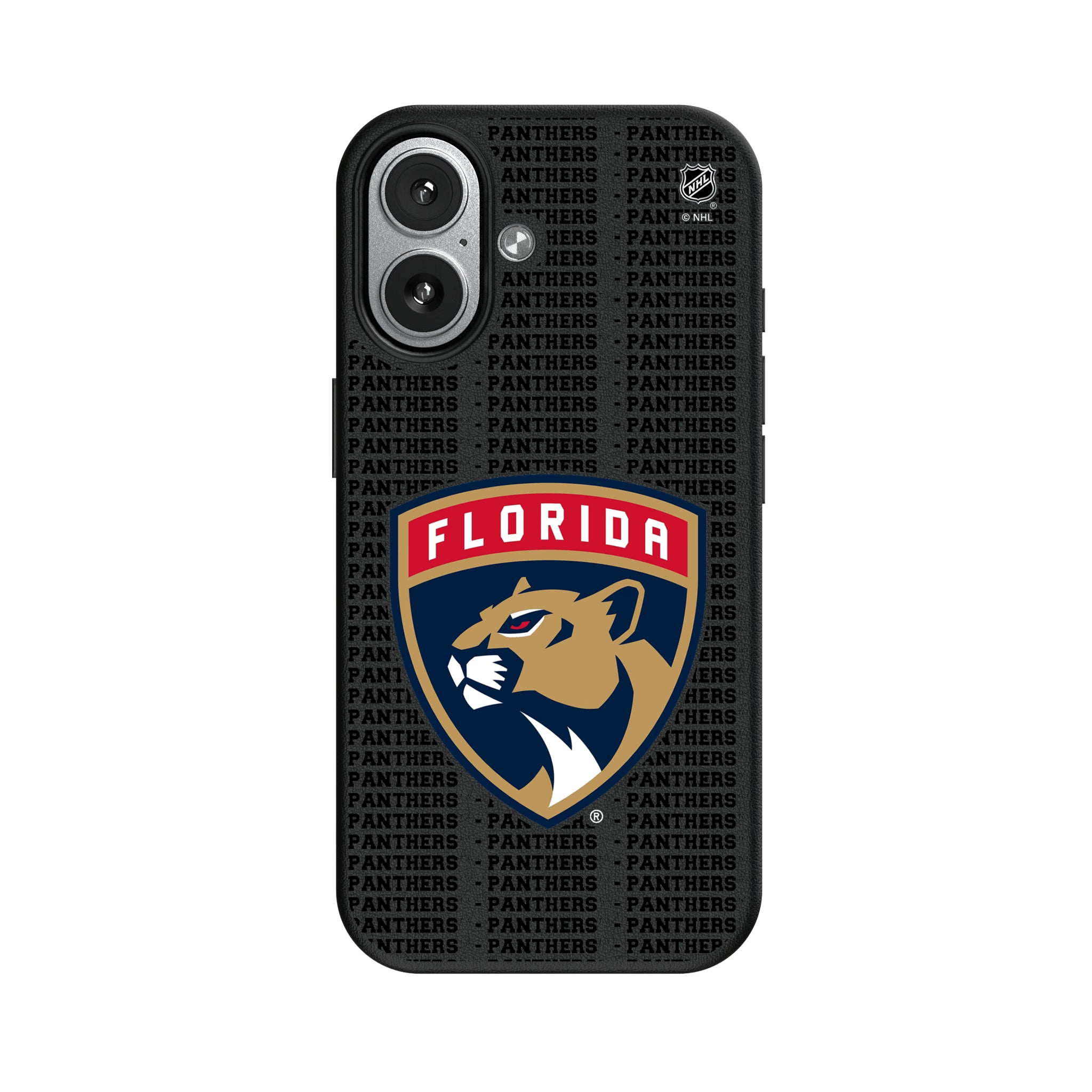 Florida Panthers Text Backdrop iPhone MagSafe Compatible Phone Case for Apple iPhone#Device_iPhone 17