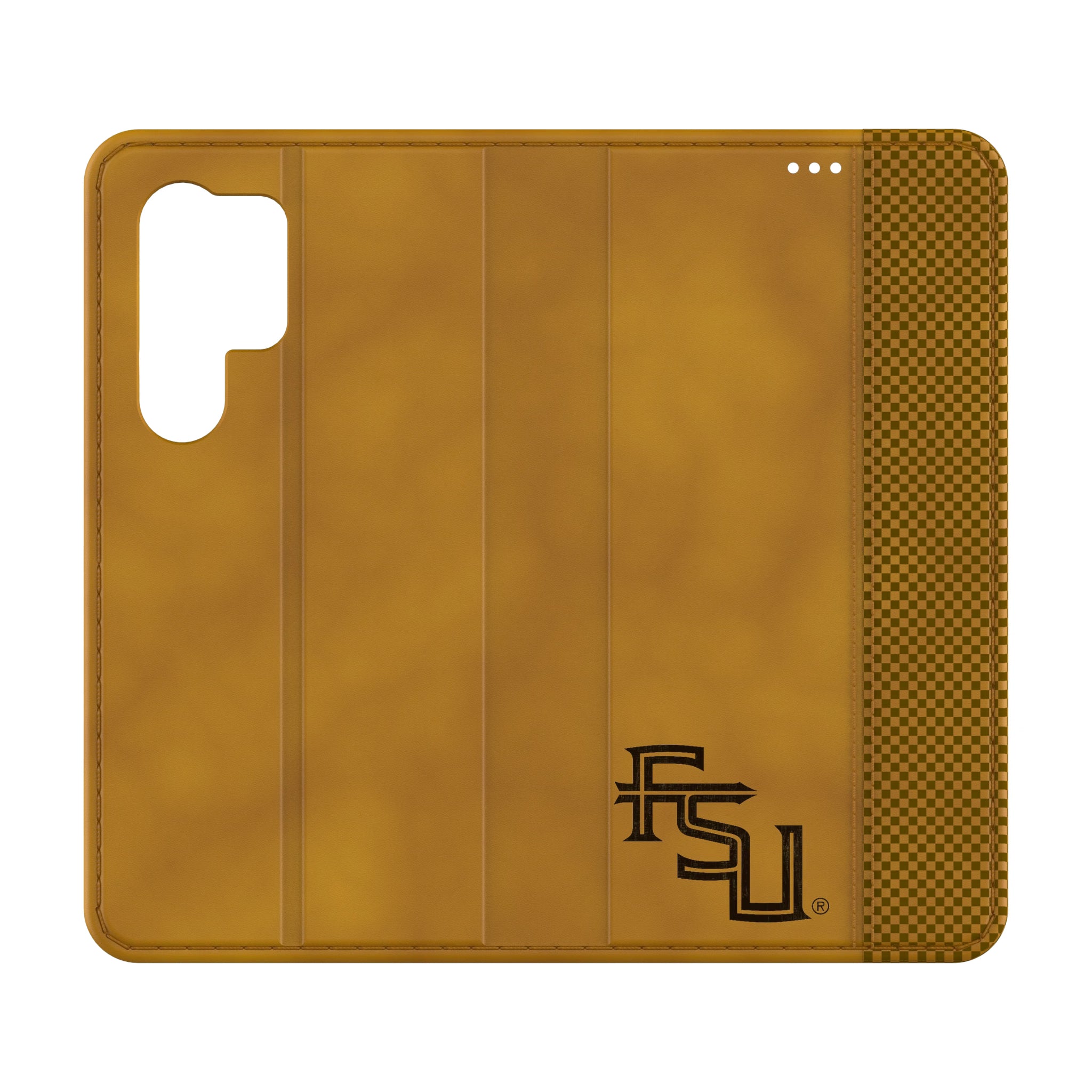 Florida State University Seminoles Athletic Wordmark Burn Galaxy Folio Phone Case for Samsung Galaxy