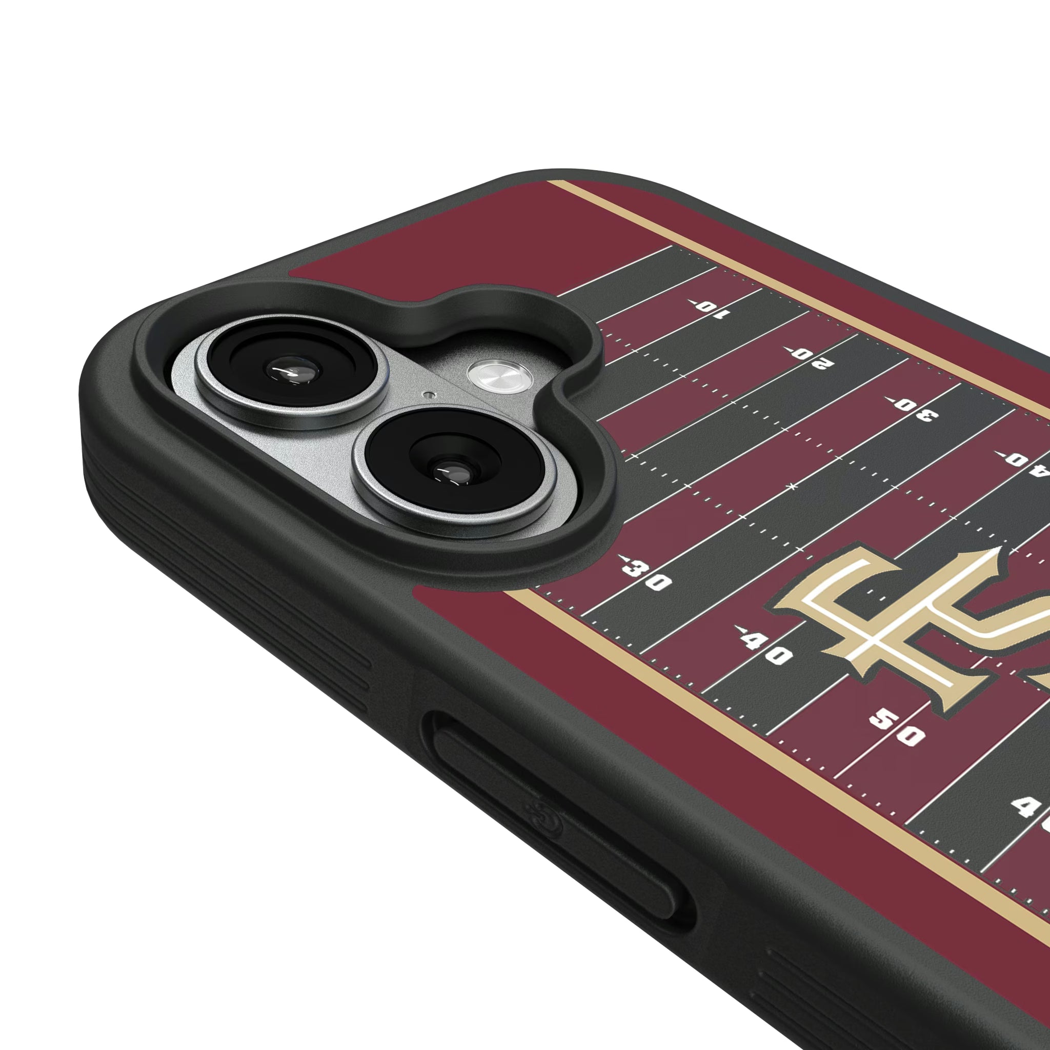 Florida State University Seminoles Athletic Wordmark Field iPhone Bump Phone Case for Apple iPhone - Detail#Device_iPhone 17