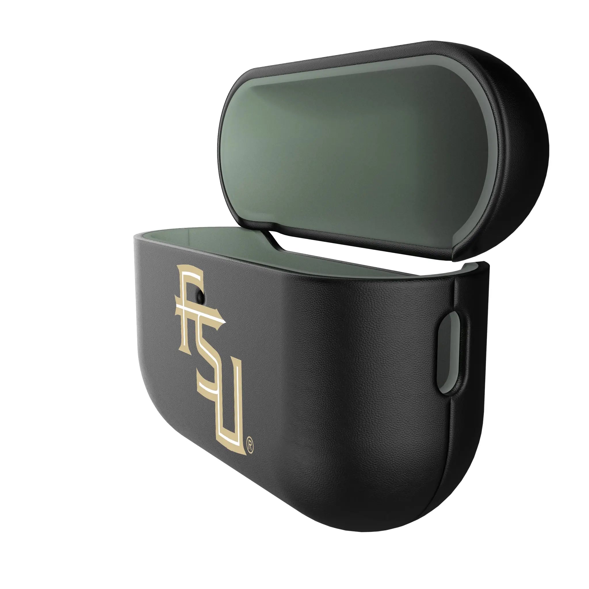 Florida State University Seminoles Athletic Wordmark Insignia AirPods AirPod Case Cover - Isometric View#Device_AirPods Pro 3
