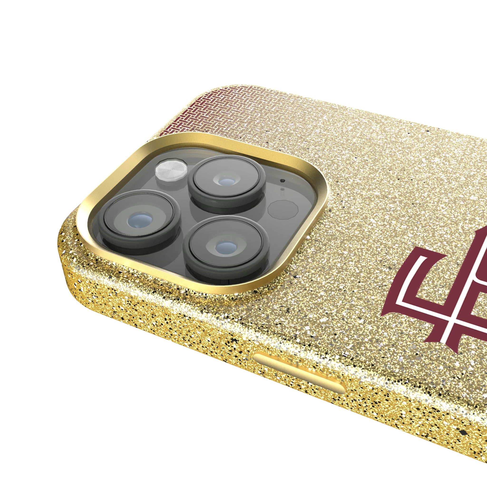 Florida State University Seminoles Athletic Wordmark Linen iPhone Bling Phone Case for Apple iPhone - Detail