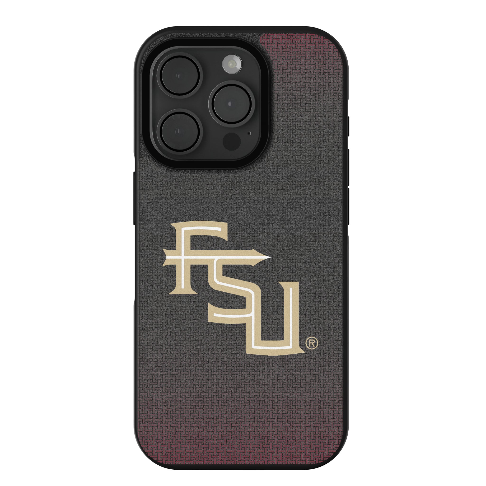 Florida State University Seminoles Athletic Wordmark Linen iPhone Bump Phone Case for Apple iPhone