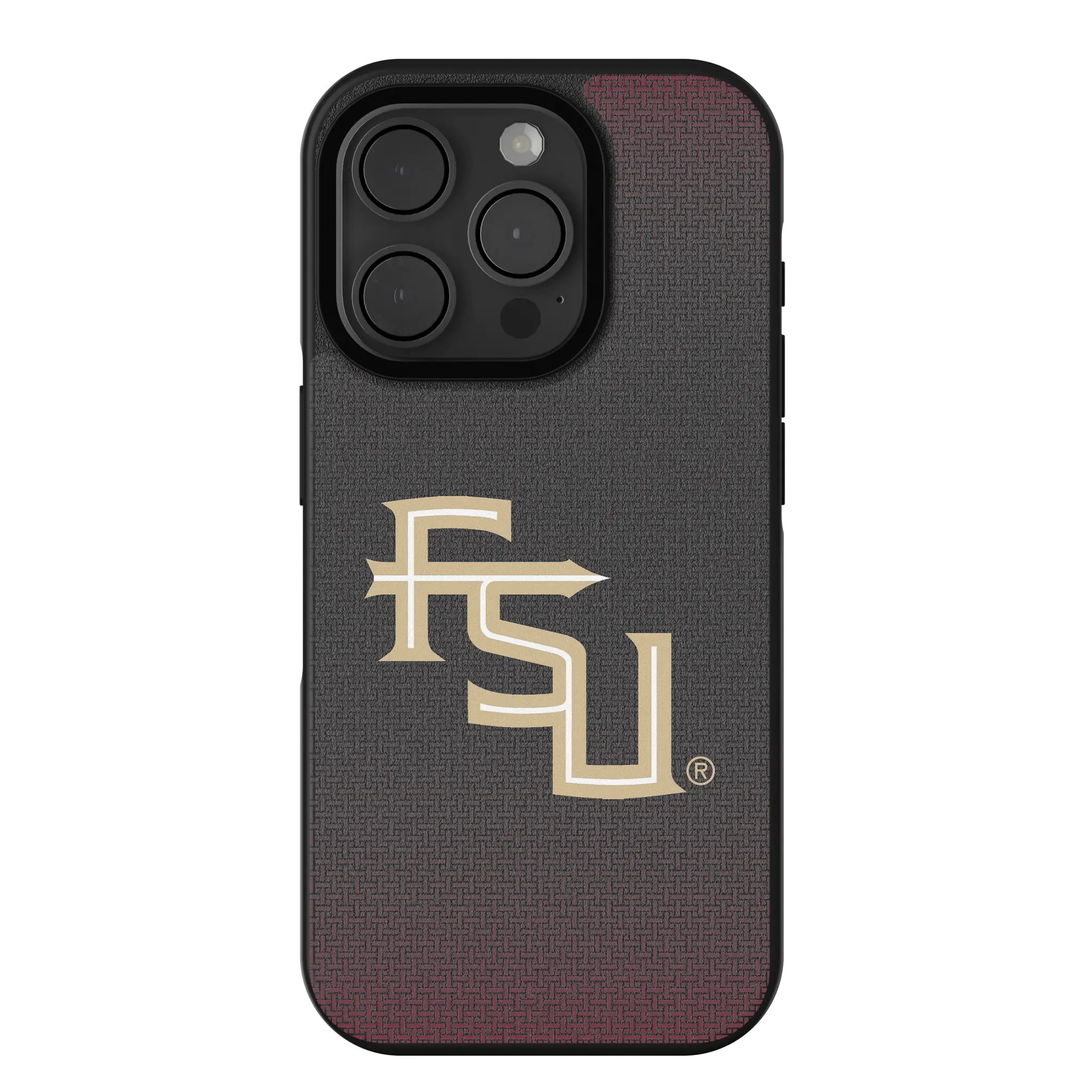 Florida State University Seminoles Athletic Wordmark Linen iPhone Bump Phone Case for Apple iPhone