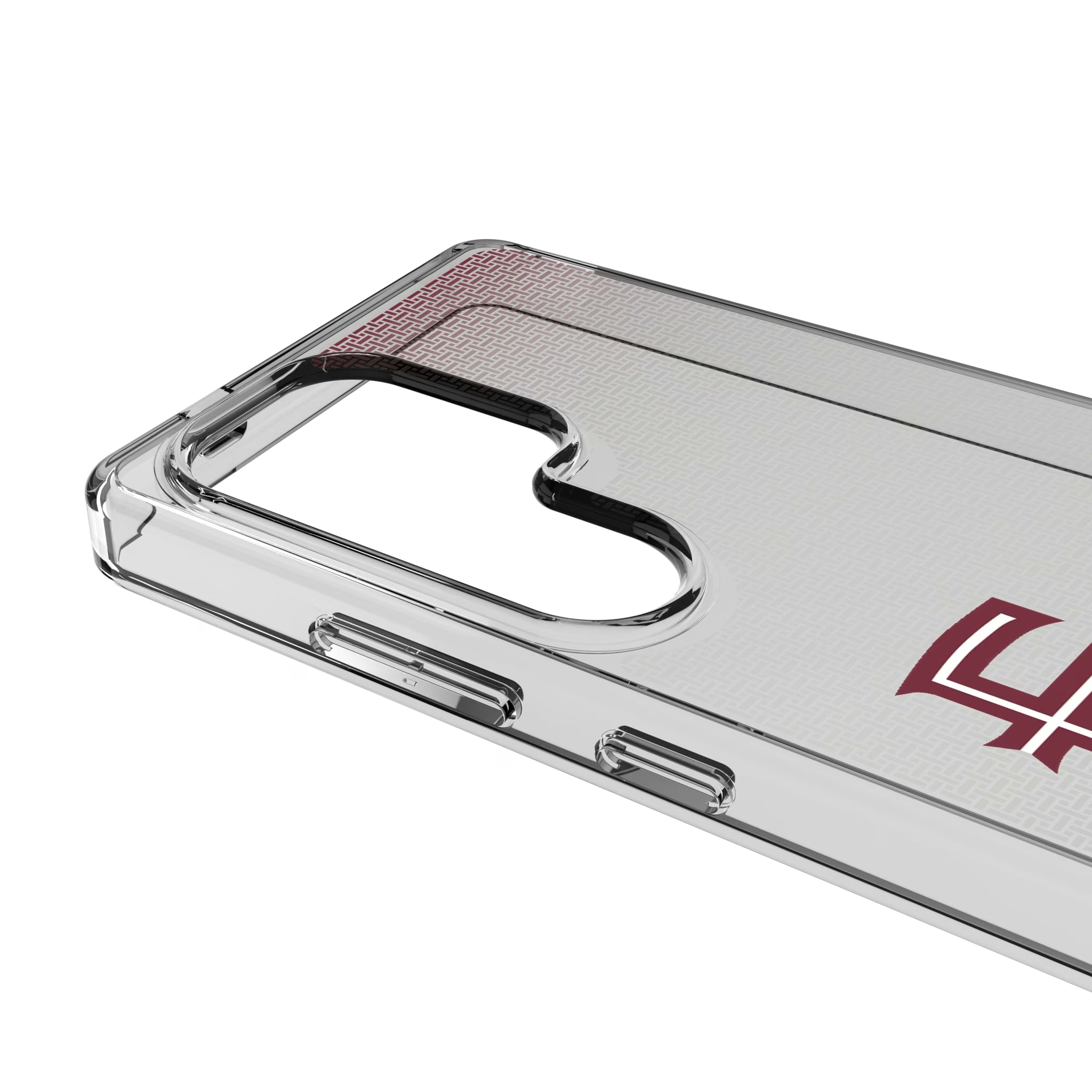 Florida State University Seminoles Athletic Wordmark Linen Galaxy Clear Phone Case for Samsung Galaxy - Detail