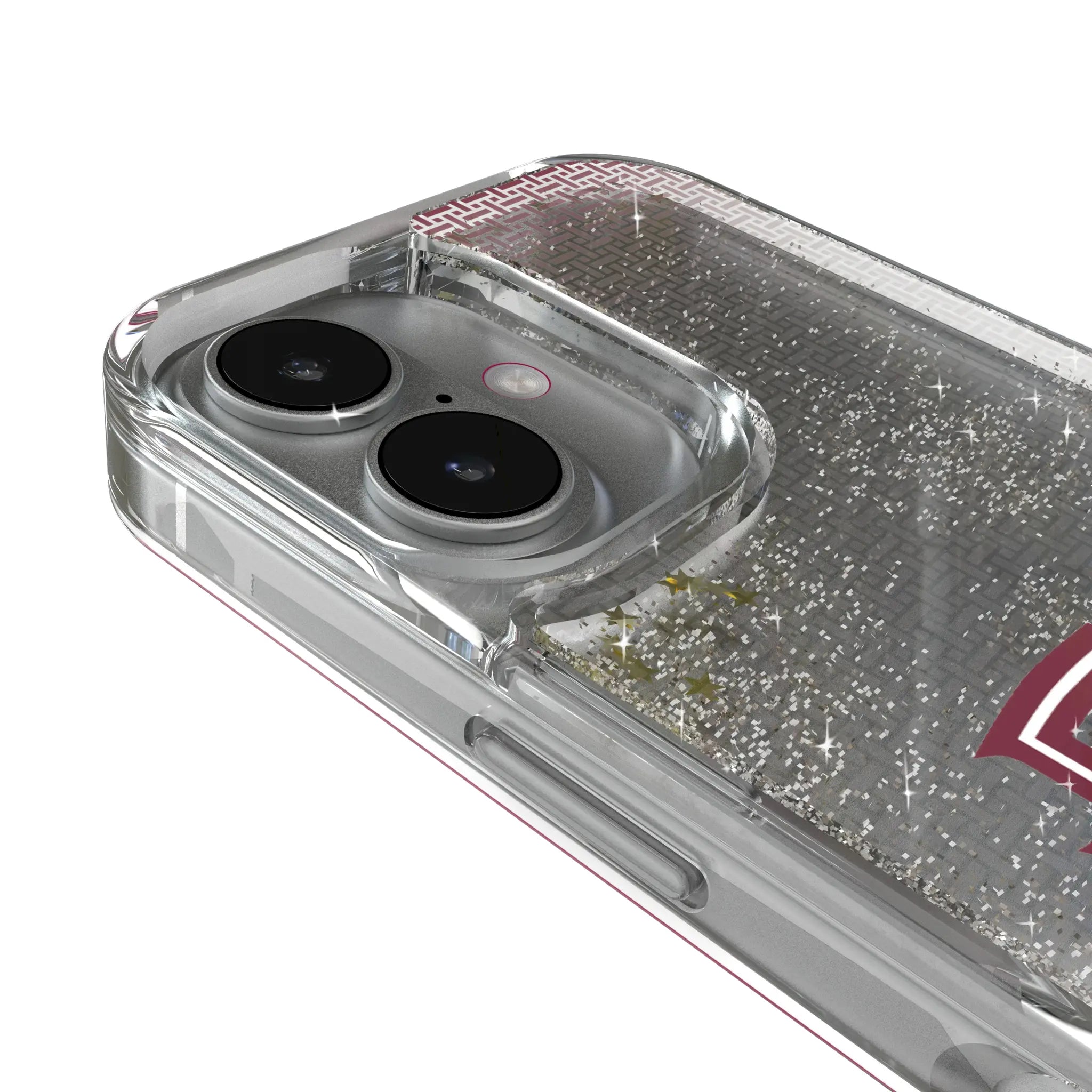 Florida State University Seminoles Athletic Wordmark Linen iPhone Glitter Phone Case for Apple iPhone - Detail