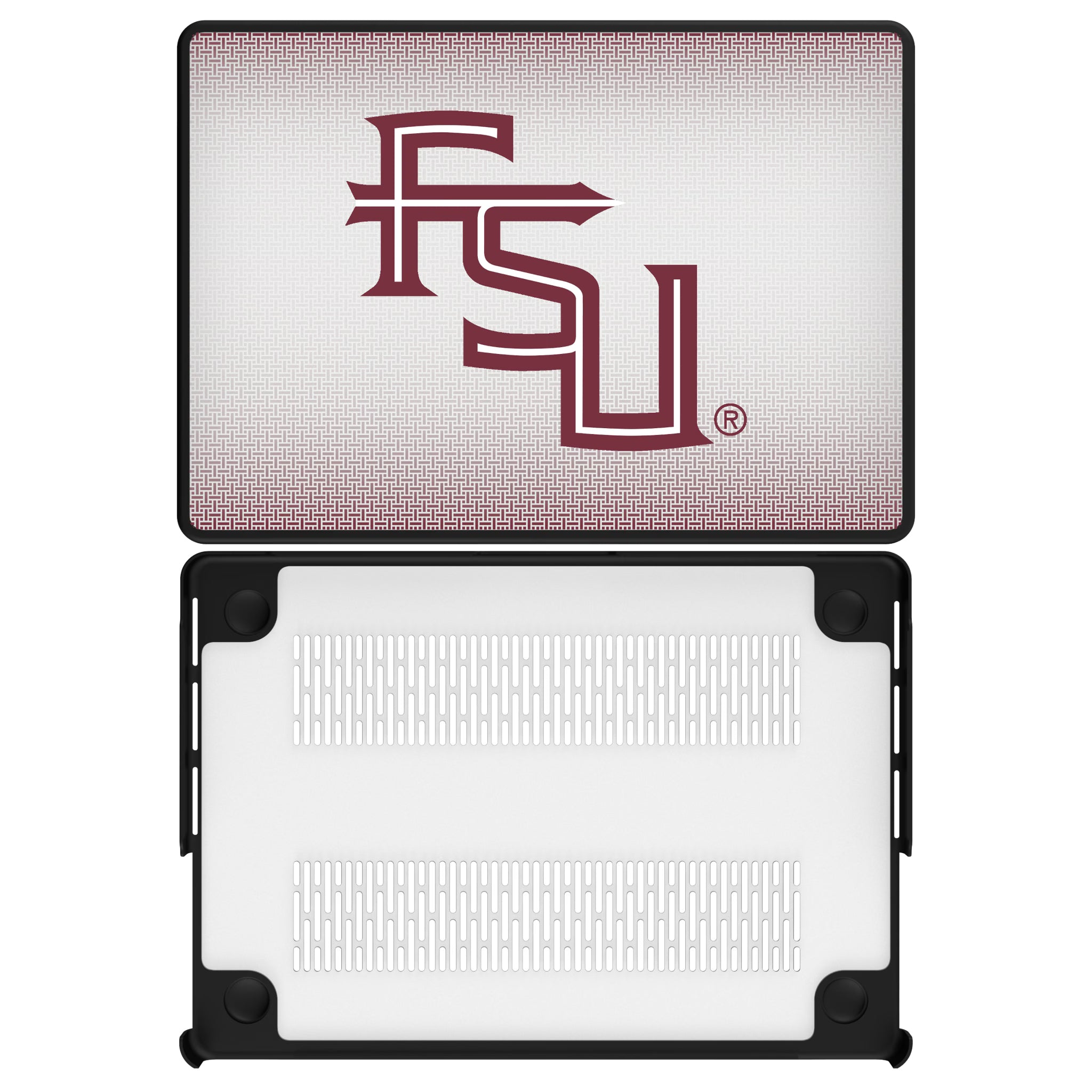 Florida State University Seminoles Athletic Wordmark Linen MacBook Laptop Case for Apple MacBook#Device_MacBook Pro (14-inch, 2021) / MacBook Pro (14-inch, 2023) / MacBook Pro (14-inch, 2024)
