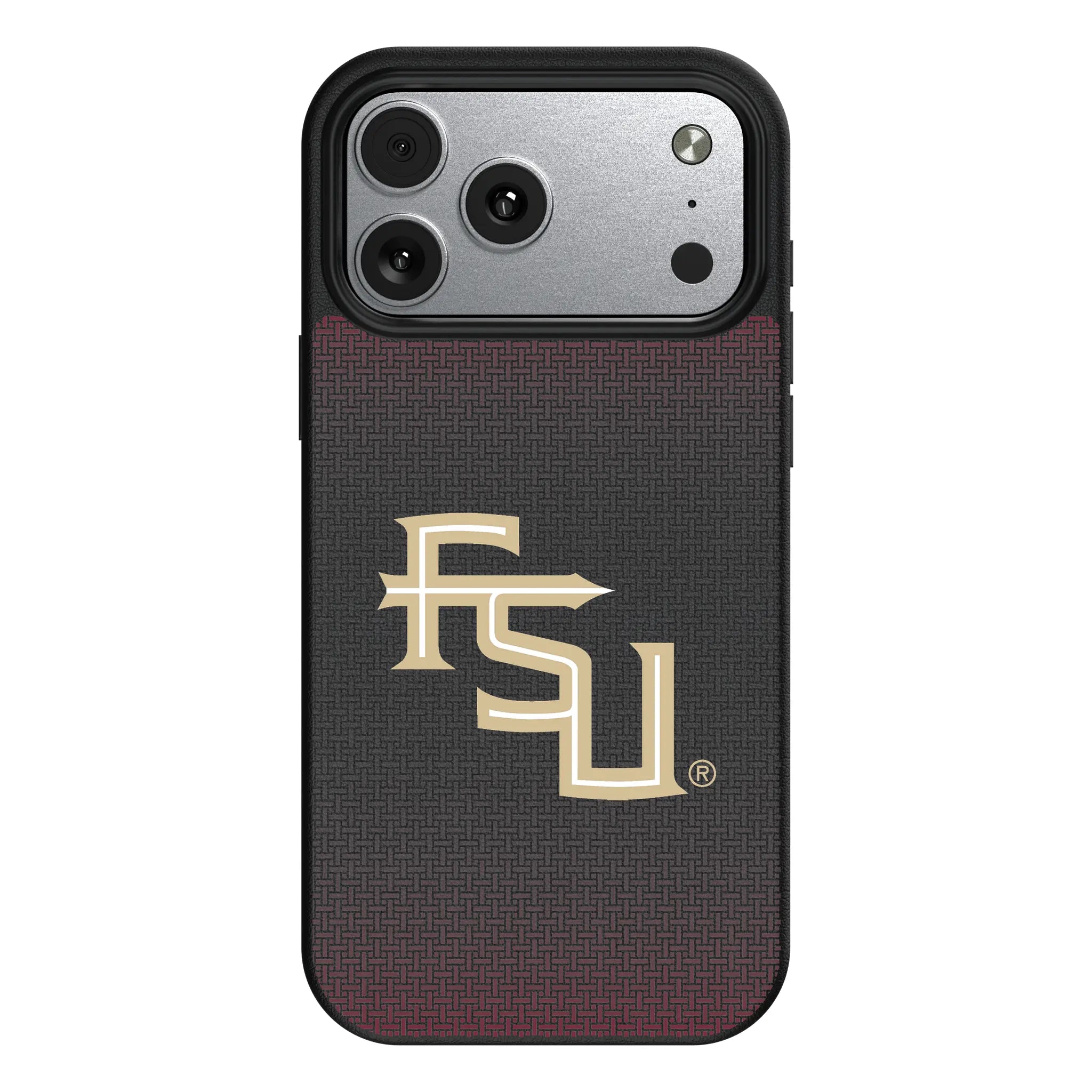 Florida State University Seminoles Athletic Wordmark Linen iPhone MagSafe Compatible Phone Case for Apple iPhone#Device_iPhone 17 Pro Max