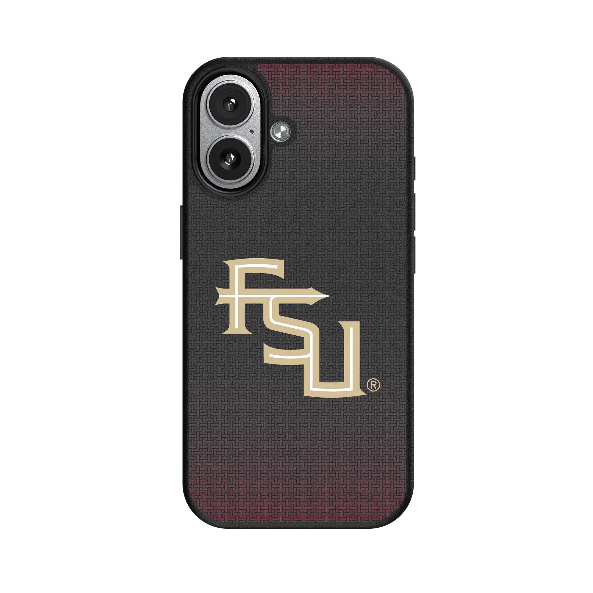 Florida State University Seminoles Athletic Wordmark Linen iPhone MagSafe Compatible Phone Case for Apple iPhone#Device_iPhone 17