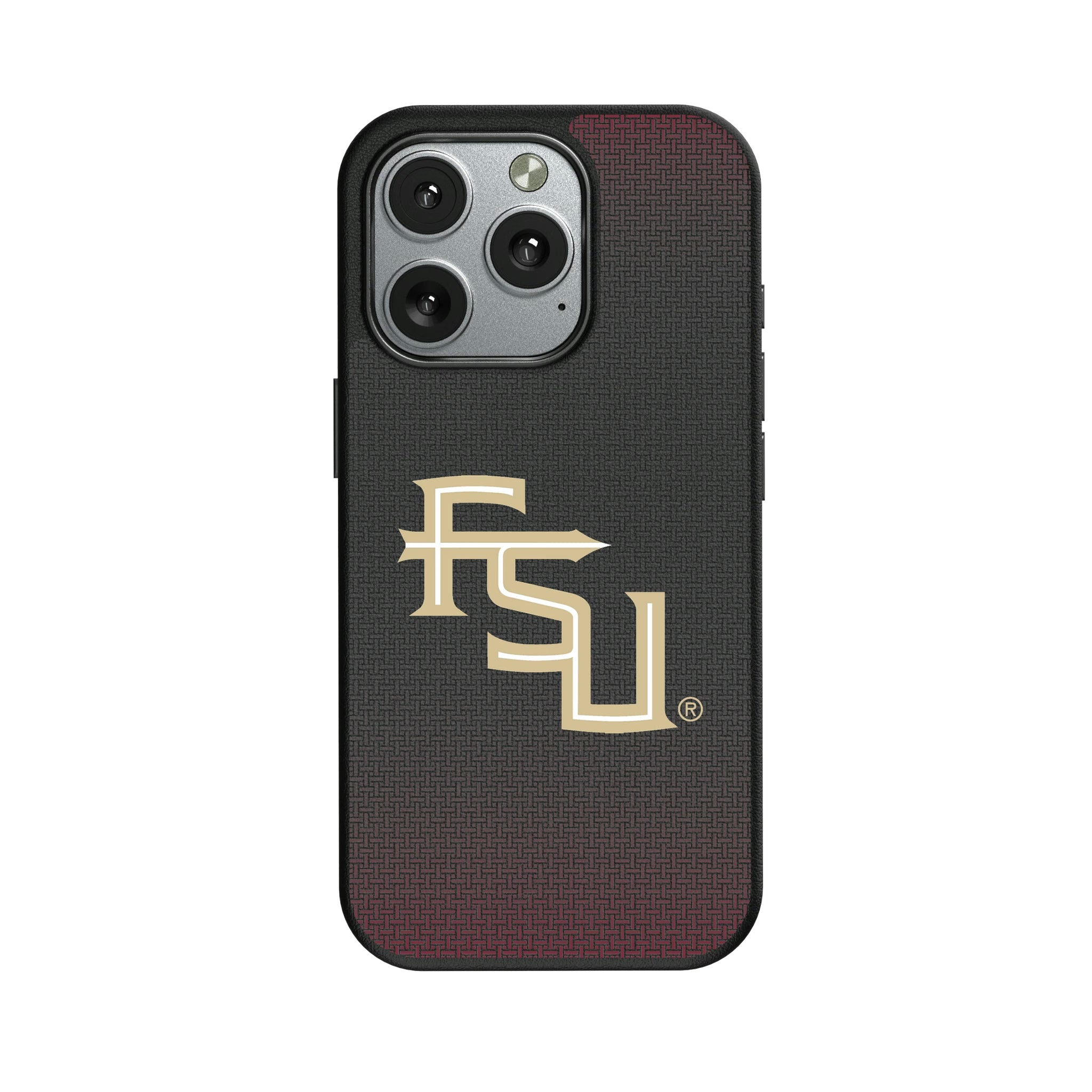Florida State University Seminoles Athletic Wordmark Linen iPhone MagSafe Compatible Phone Case for Apple iPhone