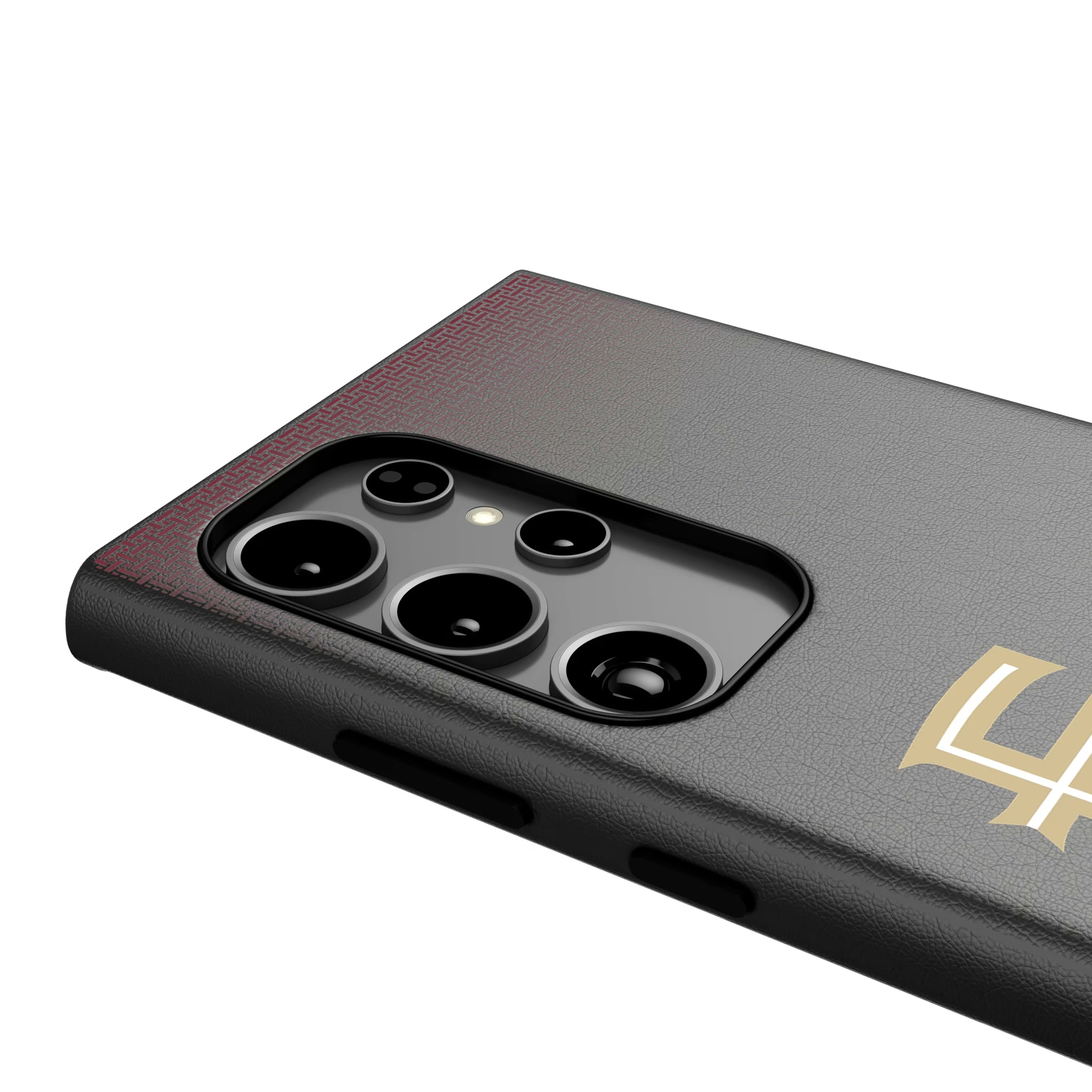 Florida State University Seminoles Athletic Wordmark Linen Galaxy MagSafe Compatible Phone Case for Samsung Galaxy - Detail