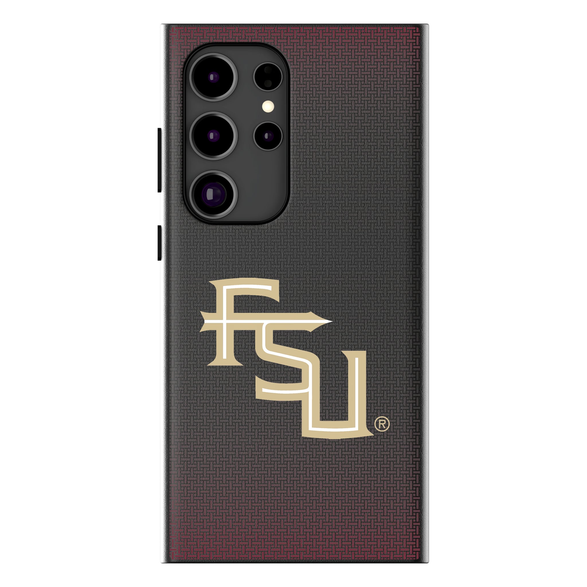 Florida State University Seminoles Athletic Wordmark Linen Galaxy MagSafe Compatible Phone Case for Samsung Galaxy