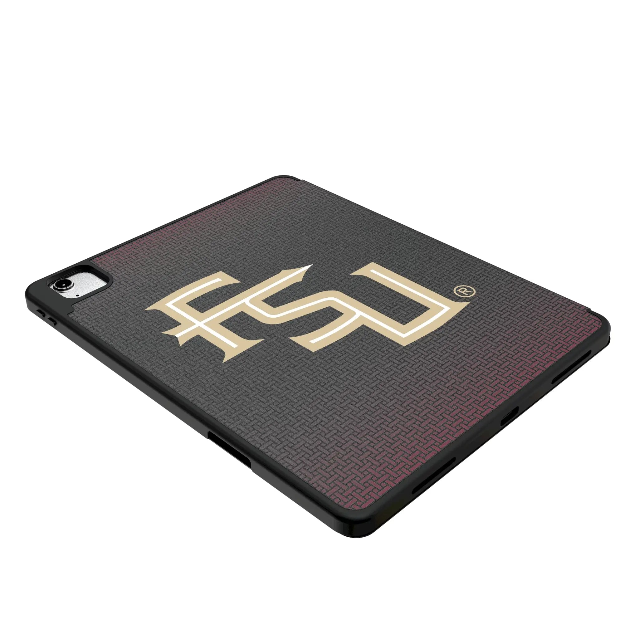 Florida State University Seminoles Athletic Wordmark Linen iPad Tablet Case for Apple iPad - Isometric View