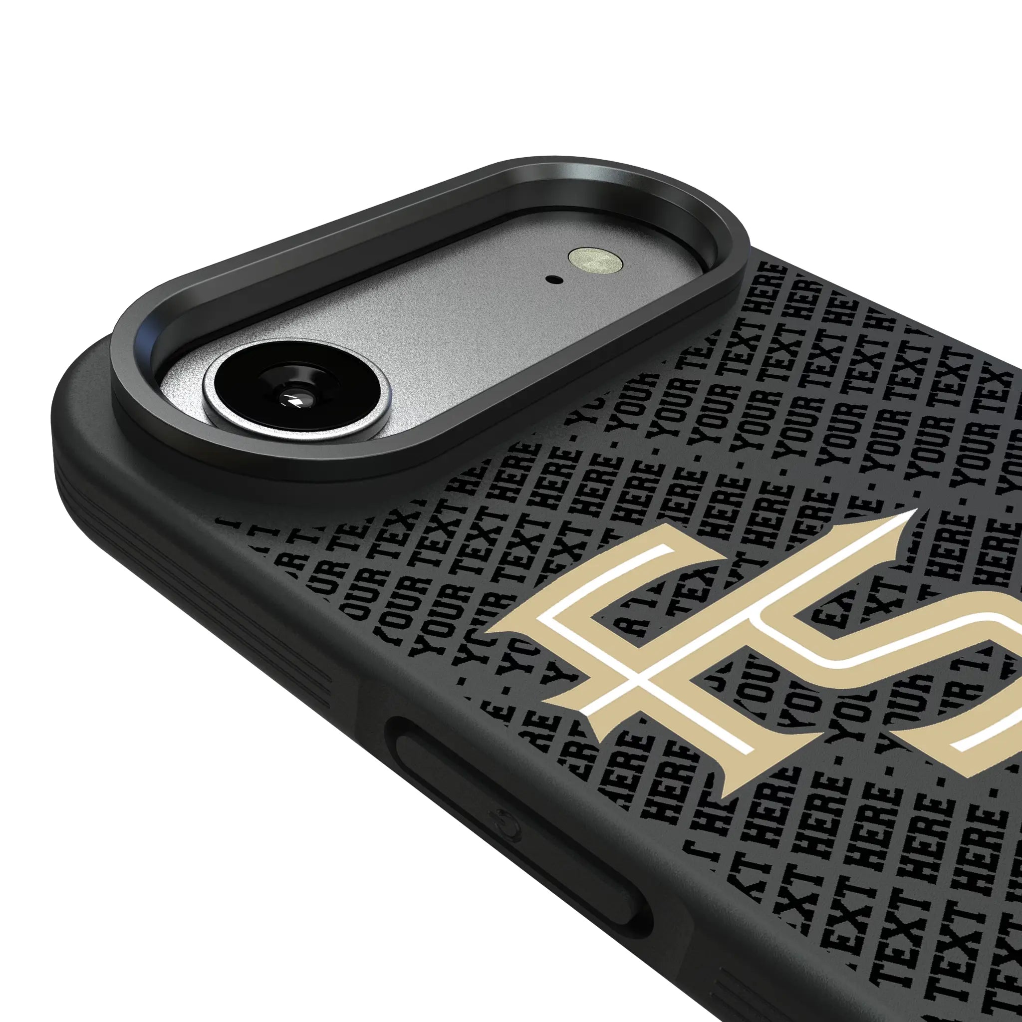 Florida State University Seminoles Athletic Wordmark Personalized EndZone Plus iPhone Bump Phone Case for Apple iPhone - Detail#Device_iPhone Air