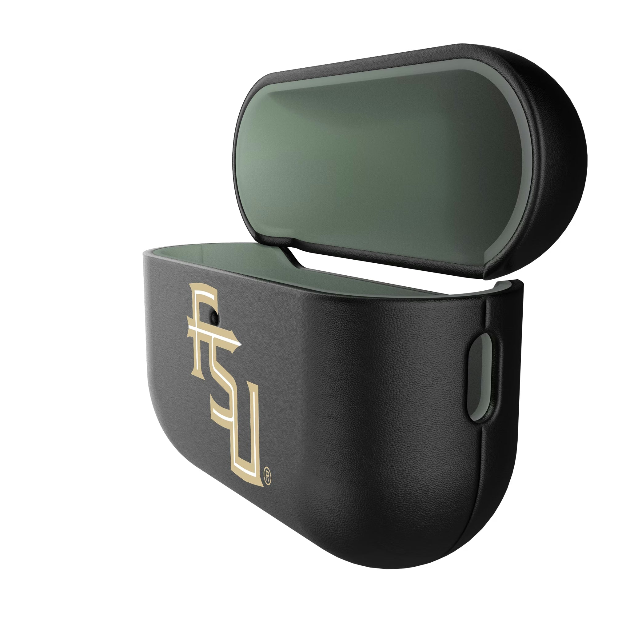 Florida State University Seminoles Athletic Wordmark Personalized Insignia AirPods AirPod Case Cover - Isometric View#Device_AirPods Pro 3