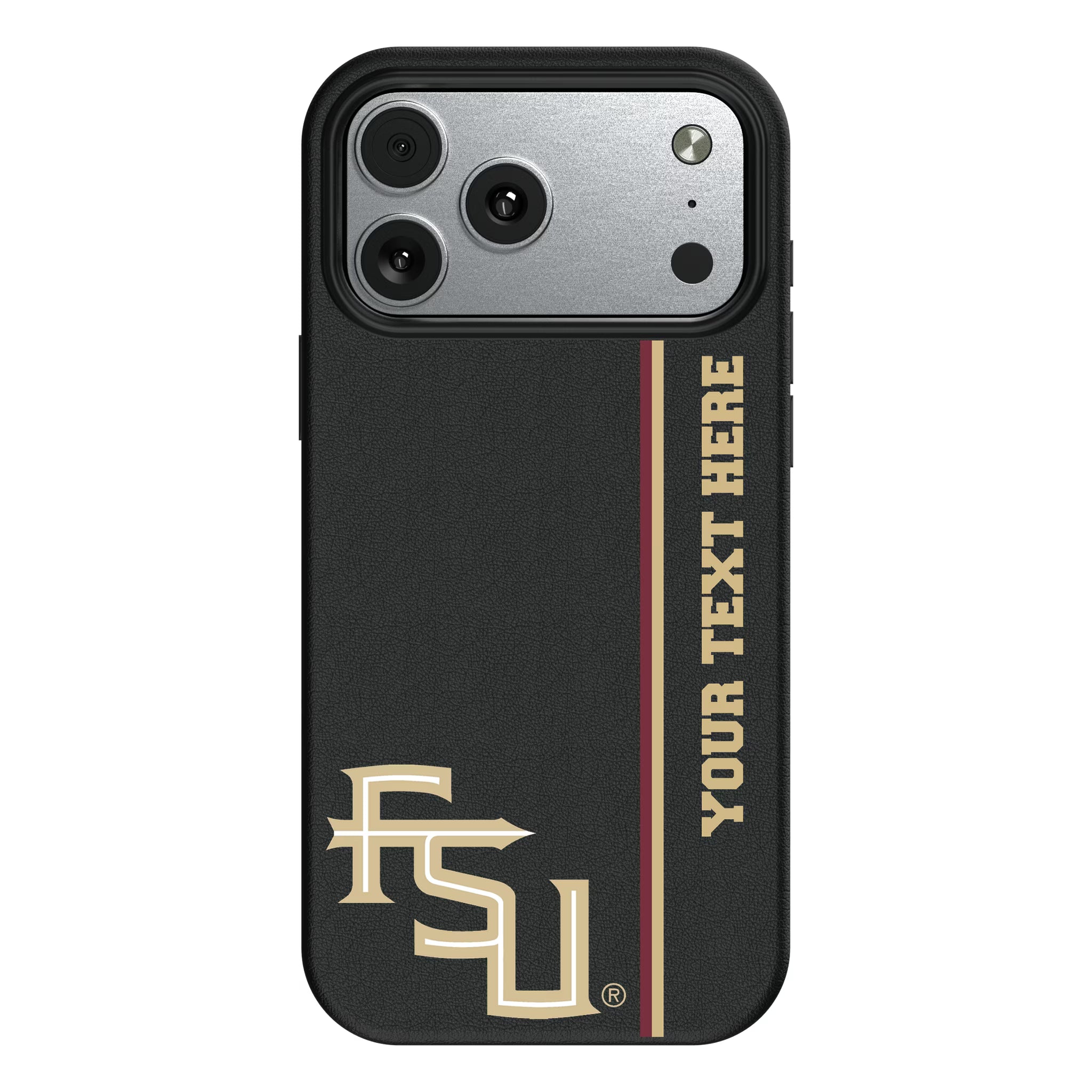 Florida State University Seminoles Athletic Wordmark Personalized Sidebard iPhone MagSafe Compatible Phone Case for Apple iPhone#Device_iPhone 17 Pro Max