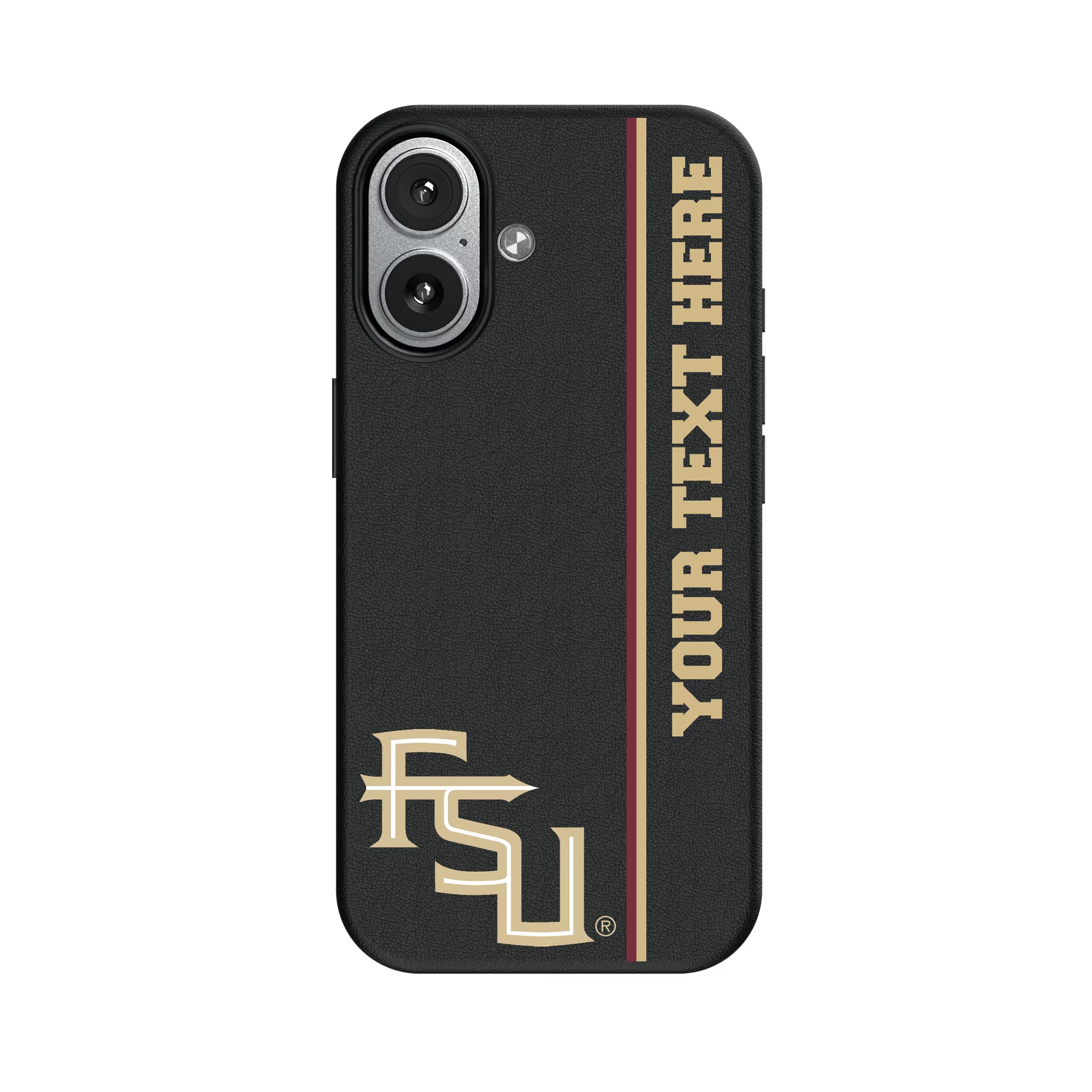 Florida State University Seminoles Athletic Wordmark Personalized Sidebard iPhone MagSafe Compatible Phone Case for Apple iPhone#Device_iPhone 17