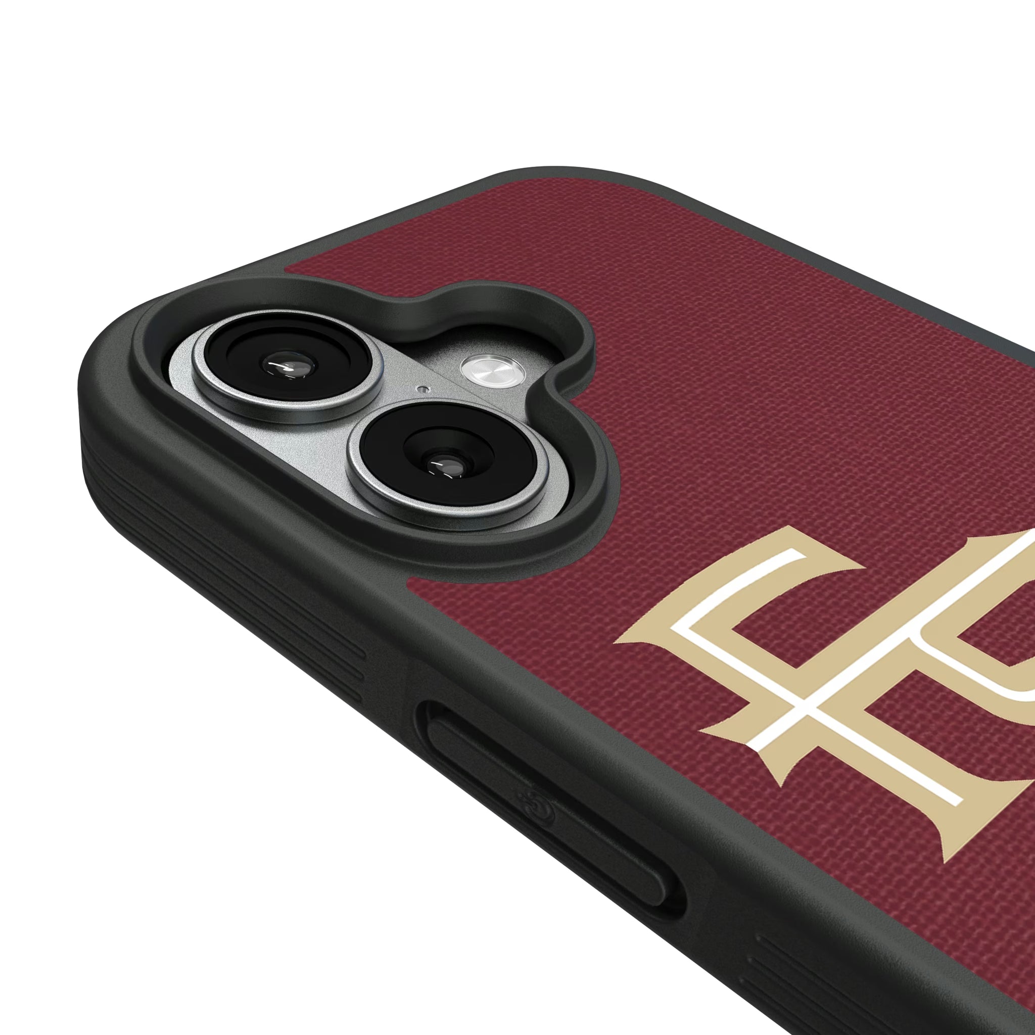 Florida State University Seminoles Athletic Wordmark Personalized Stripe iPhone Bump Phone Case for Apple iPhone - Detail#Device_iPhone 17