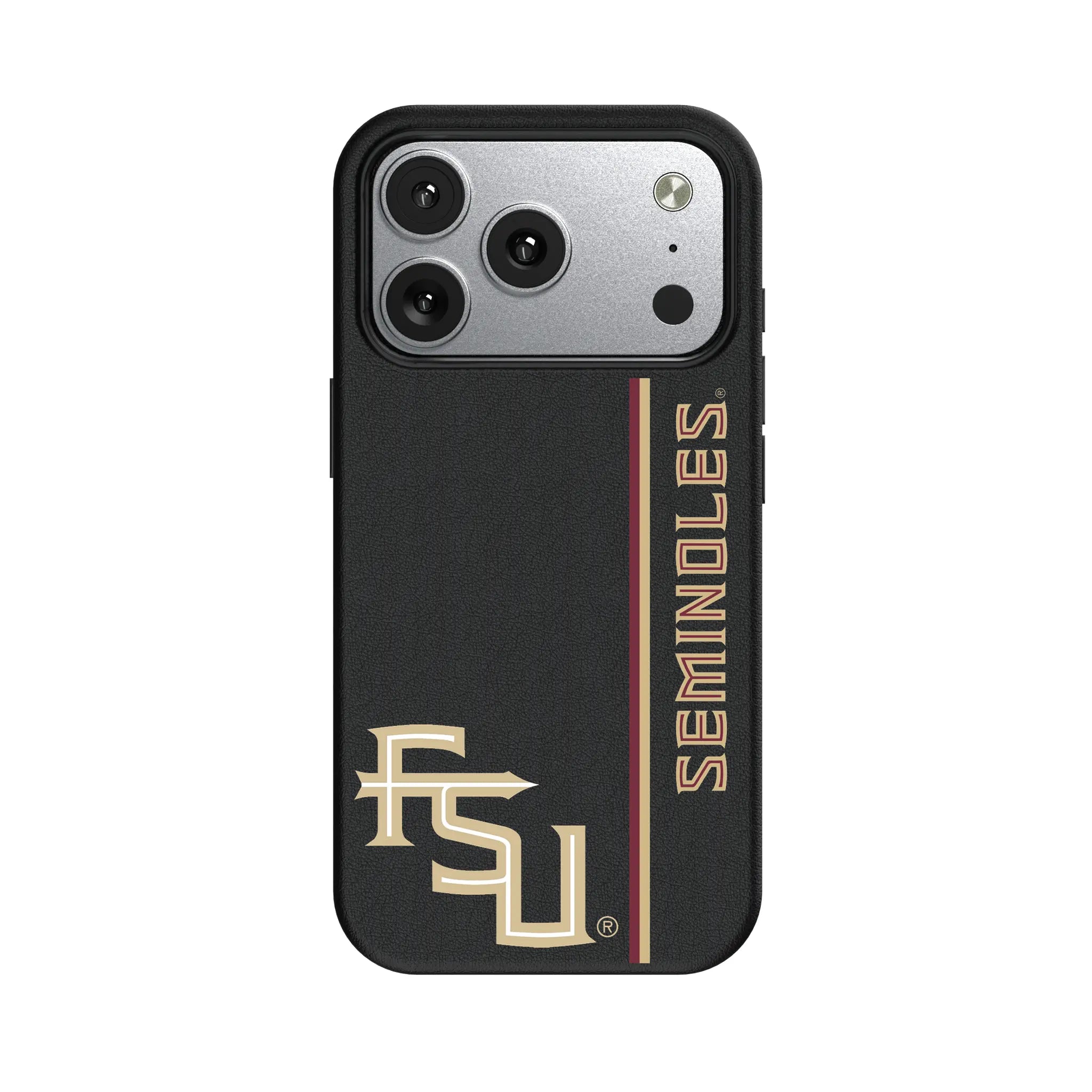 Florida State University Seminoles Athletic Wordmark Sidebar iPhone MagSafe Compatible Phone Case for Apple iPhone#Device_iPhone 17 Pro