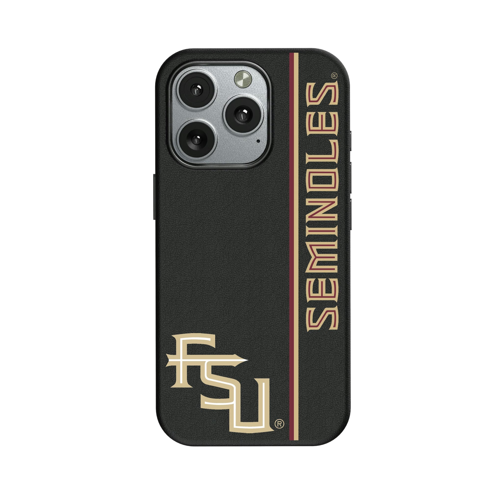 Florida State University Seminoles Athletic Wordmark Sidebar iPhone MagSafe Compatible Phone Case for Apple iPhone