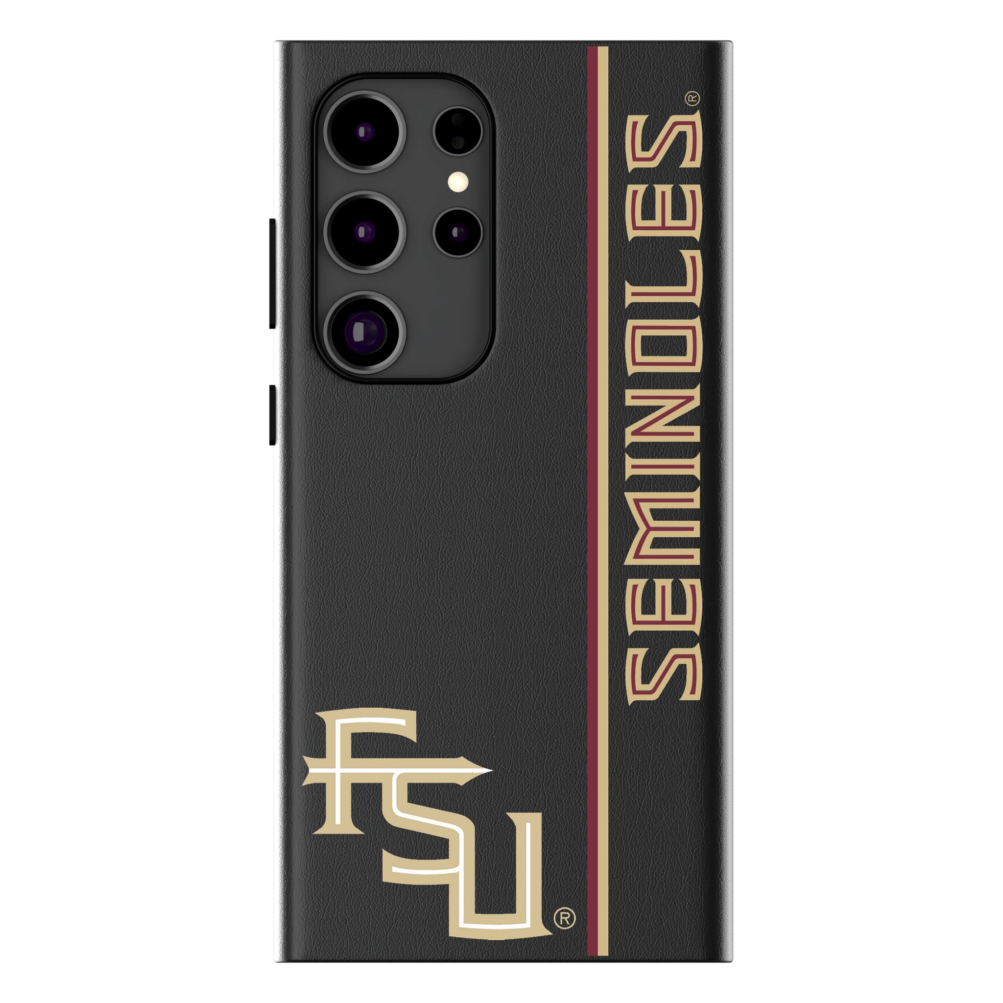 Florida State University Seminoles Athletic Wordmark Sidebar Galaxy MagSafe Compatible Phone Case for Samsung Galaxy