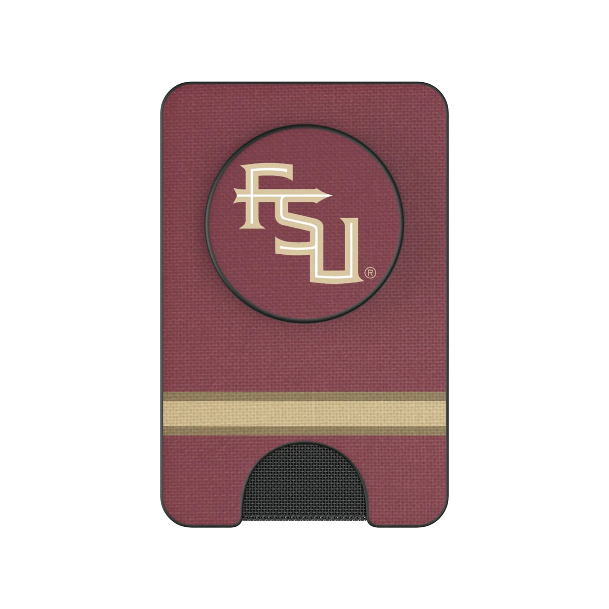 Florida State University Seminoles Athletic Wordmark Stripe Popsockets Wallet Magnetic