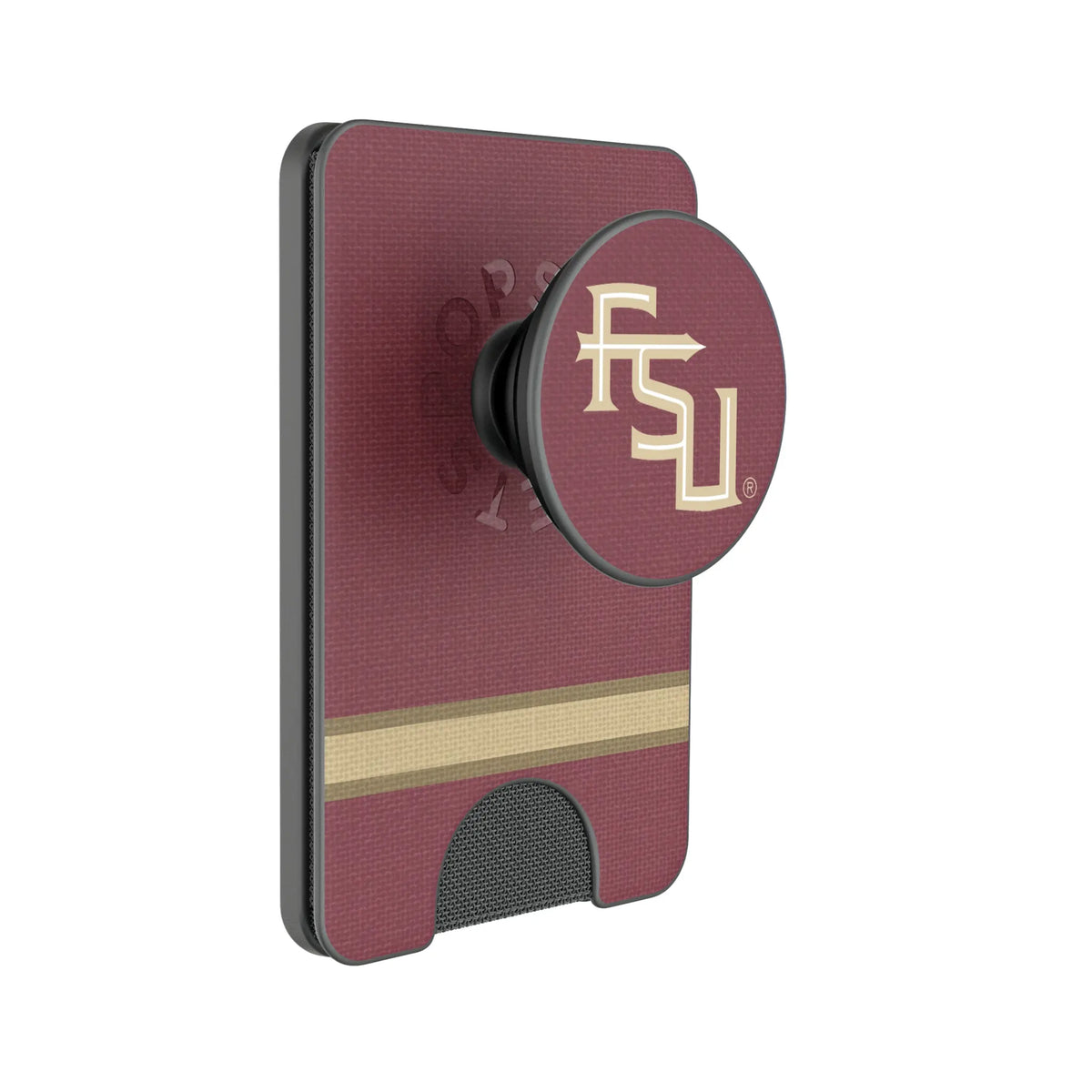 Florida State University Seminoles Athletic Wordmark Stripe Popsockets Wallet Magnetic