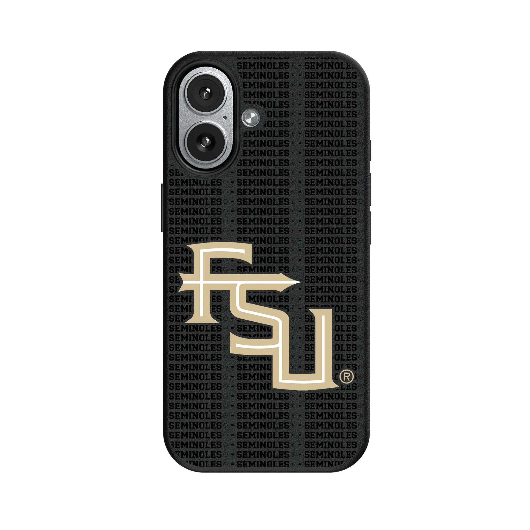 Florida State University Seminoles Athletic Wordmark Text Backdrop iPhone MagSafe Compatible Phone Case for Apple iPhone#Device_iPhone 17