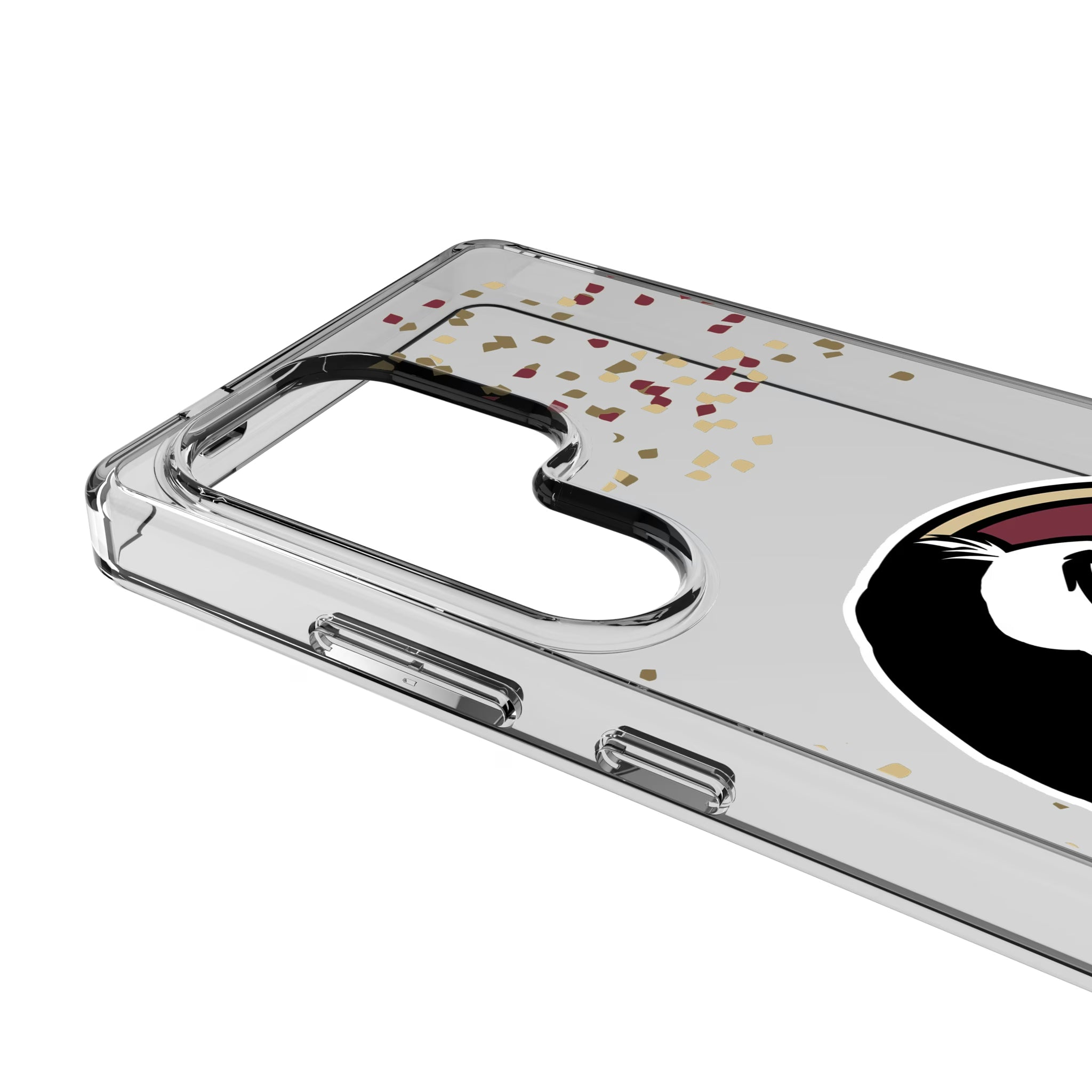 Florida State University Seminoles Confetti Galaxy Clear Phone Case for Samsung Galaxy - Detail
