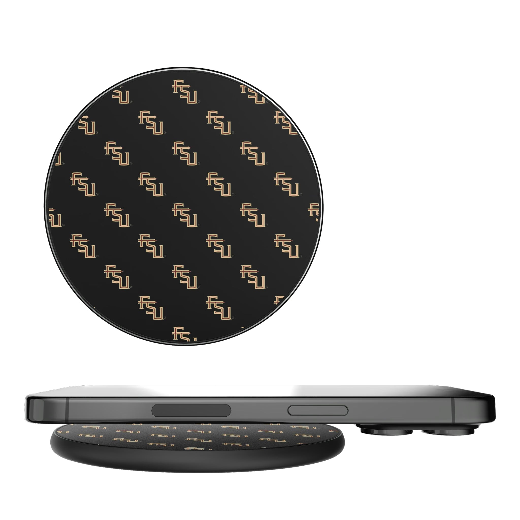 Florida State University Seminoles Fashion Pattern 15-Watt Wireless Charger