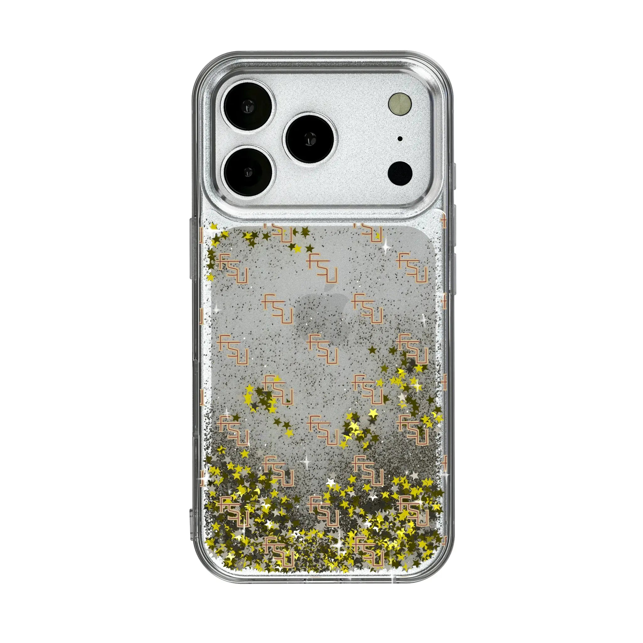 Florida State University Seminoles Fashion Pattern iPhone Glitter Phone Case for Apple iPhone