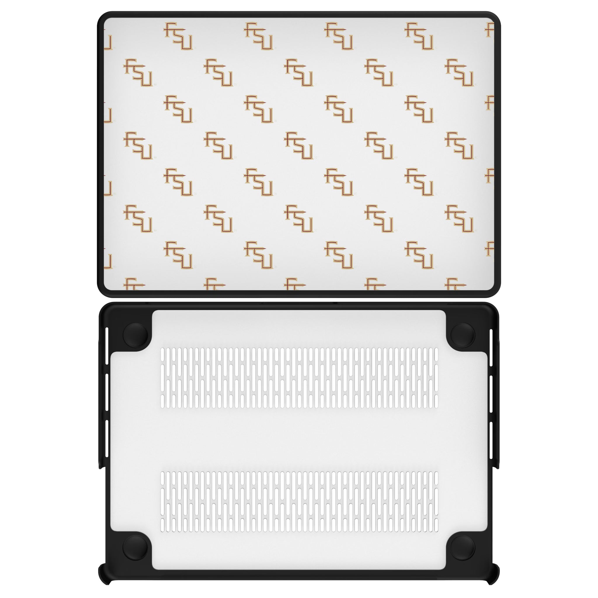 Florida State University Seminoles Fashion Pattern MacBook Laptop Case for Apple MacBook#Device_MacBook Pro (14-inch, 2021) / MacBook Pro (14-inch, 2023) / MacBook Pro (14-inch, 2024)