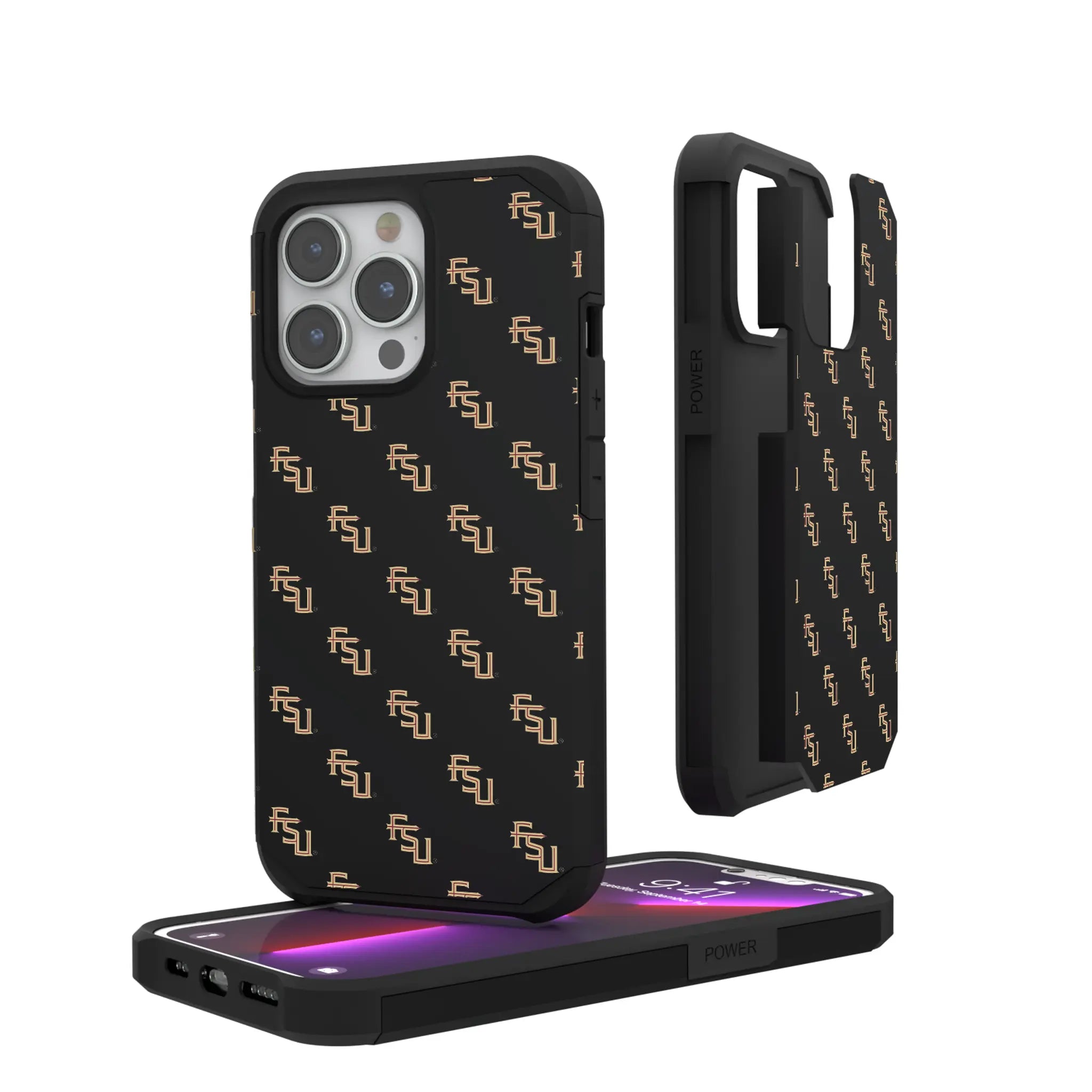 Florida State University Seminoles Fashion Pattern iPhone Rugged Phone Case for Apple iPhone