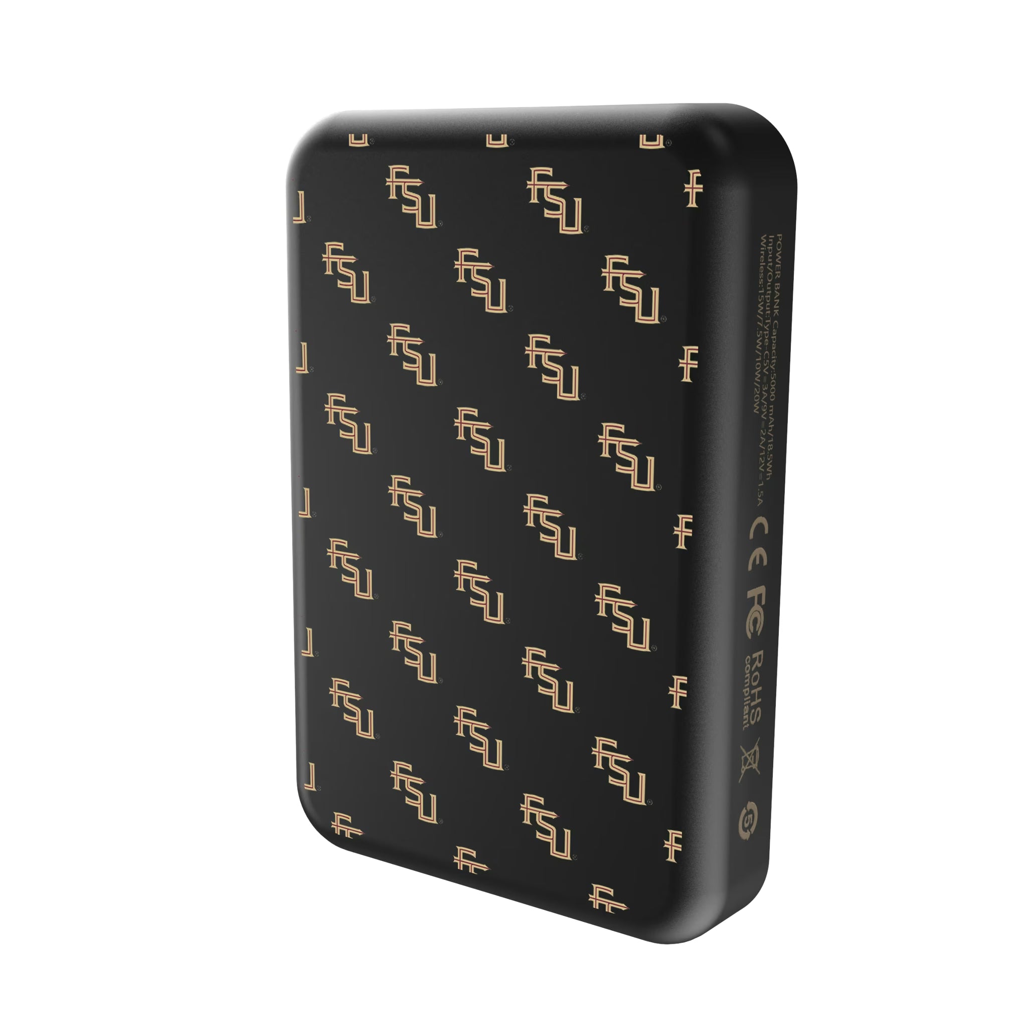Florida State University Seminoles Fashion Pattern Wireless Mag Power Bank