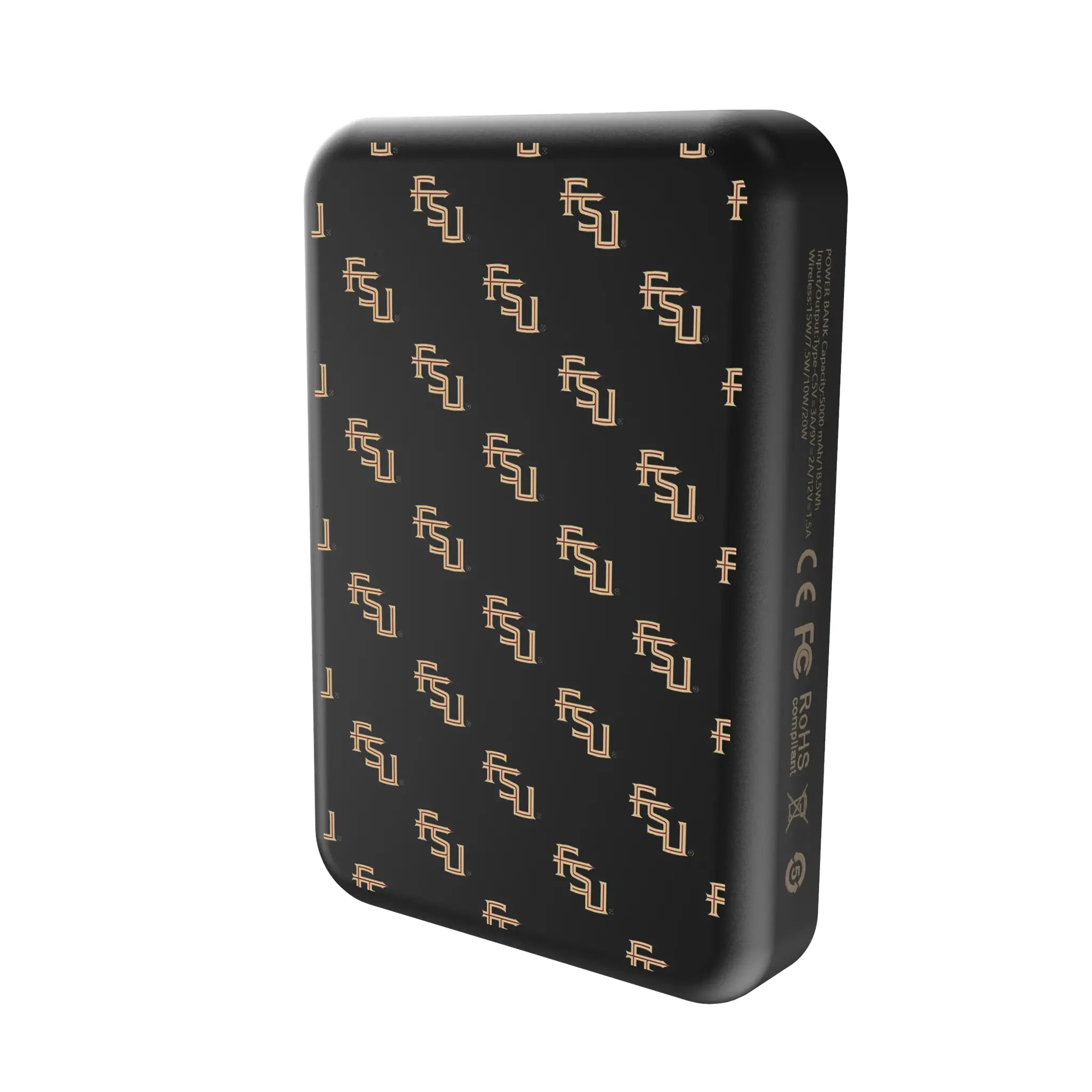 Florida State University Seminoles Fashion Pattern Wireless Mag Power Bank