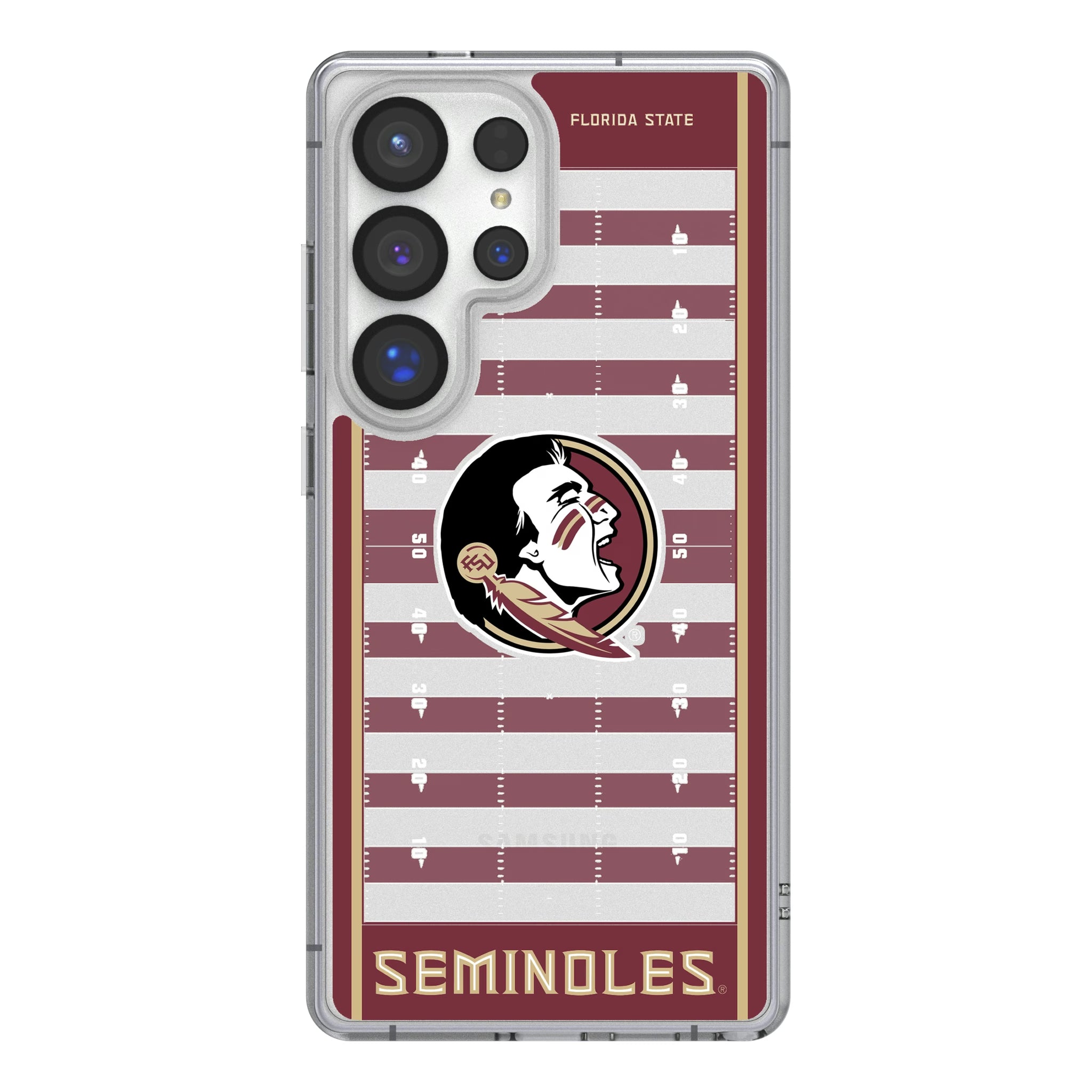 Florida State University Seminoles Field Galaxy Clear Phone Case for Samsung Galaxy