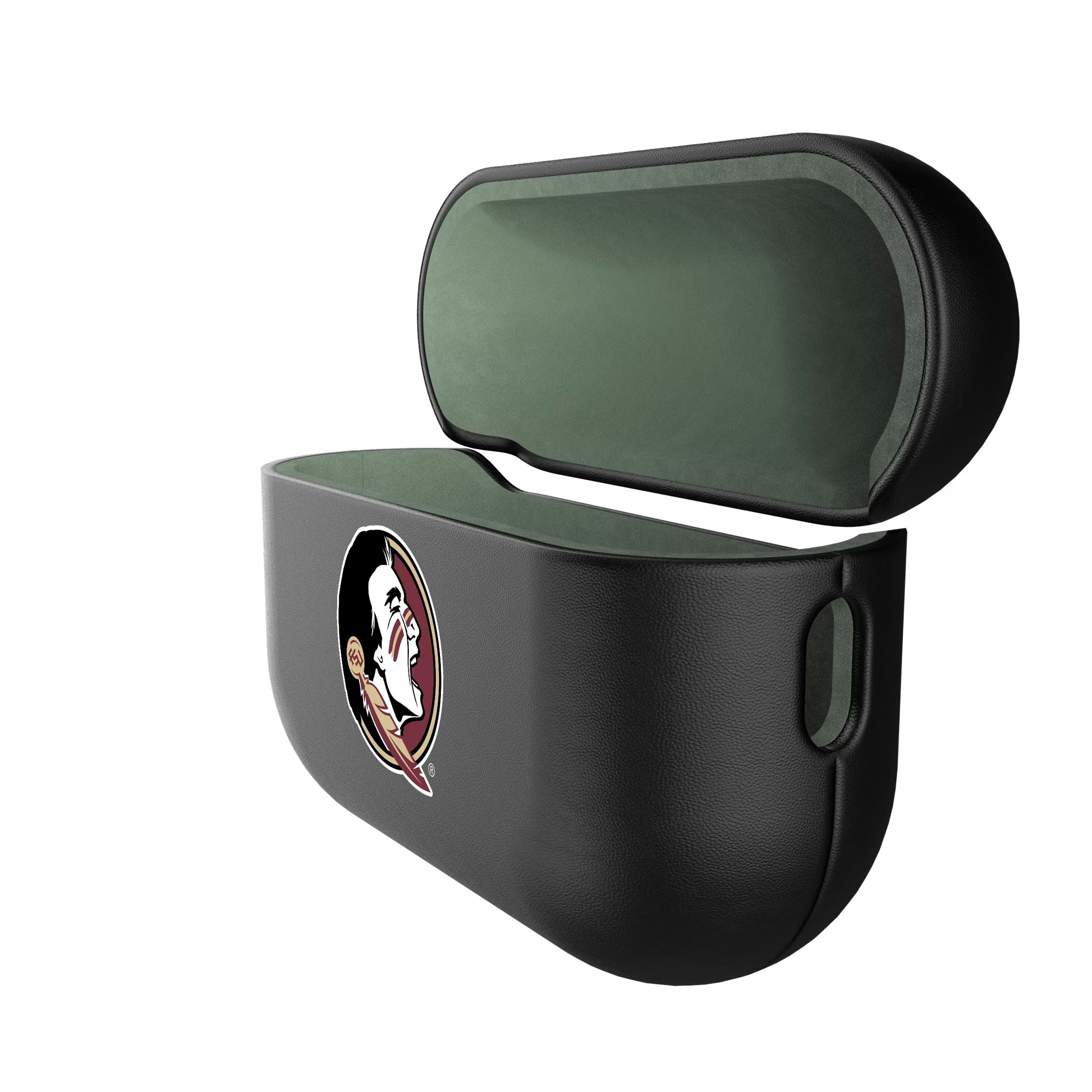 Florida State University Seminoles Insignia AirPods AirPod Case Cover - Isometric View#Device_AirPods Pro 2nd Gen