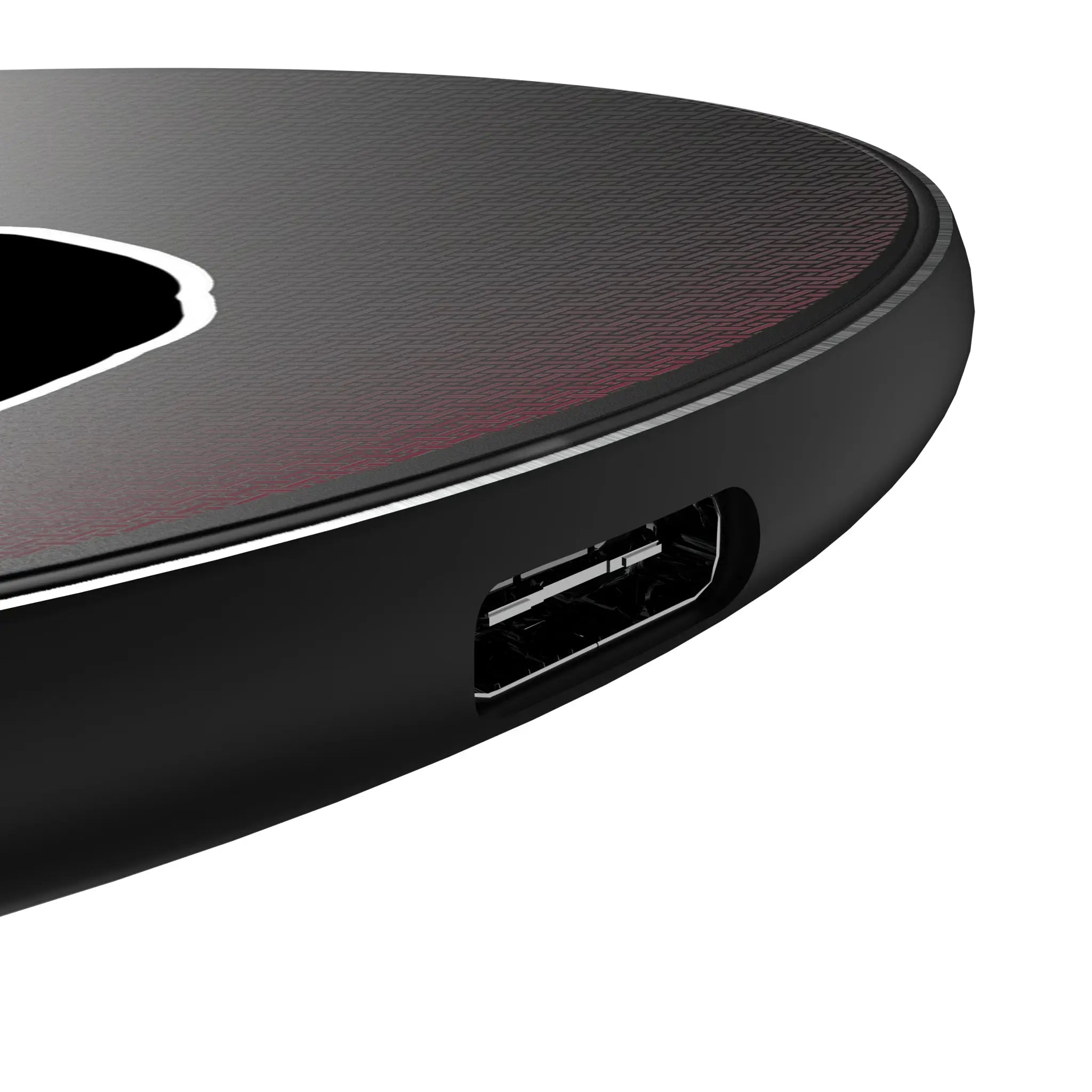 Florida State University Seminoles Linen 15-Watt Wireless Charger - Detail