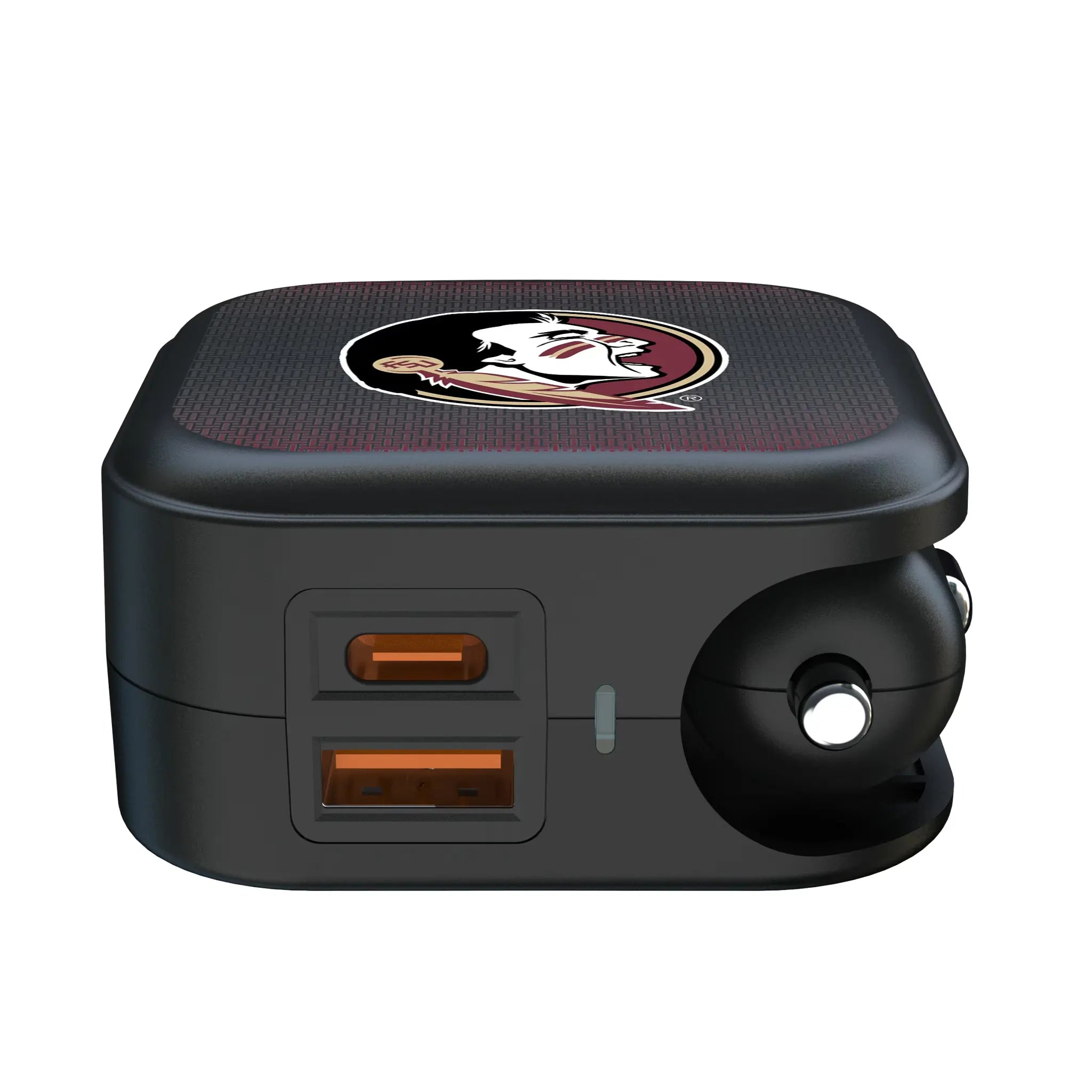 Florida State University Seminoles Linen 2 in 1 USB A/C Charger