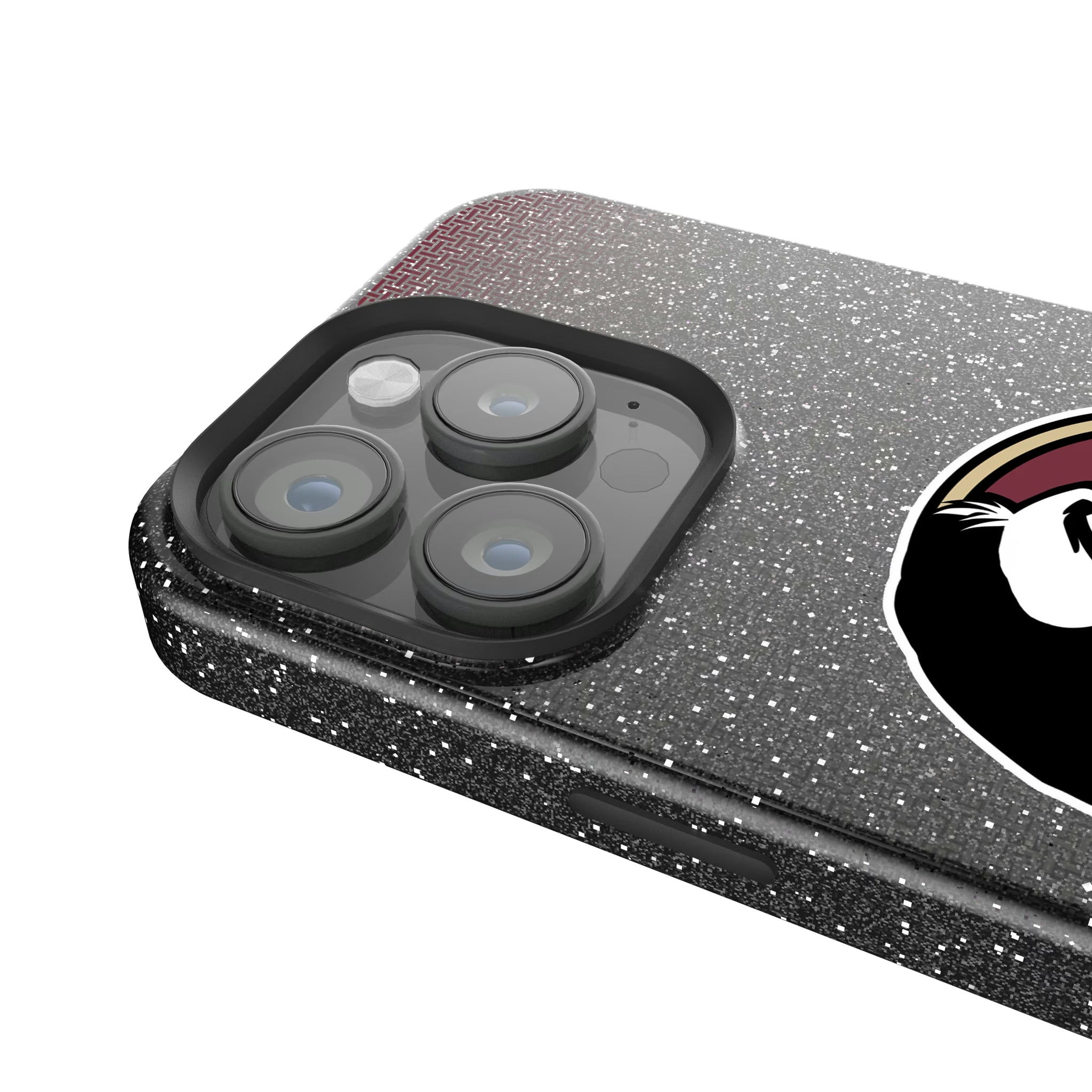 Florida State University Seminoles Linen iPhone Bling Phone Case for Apple iPhone - Detail
