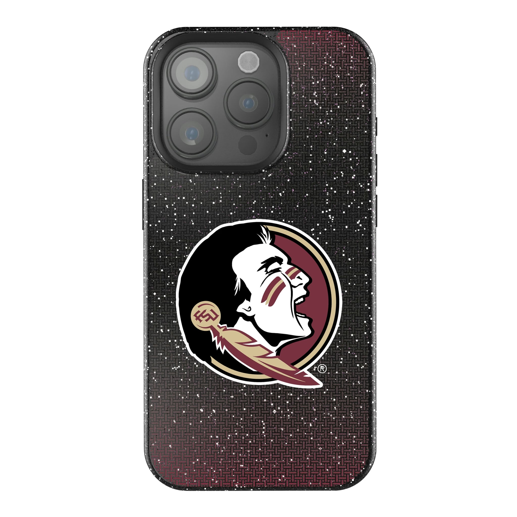 Florida State University Seminoles Linen iPhone Bling Phone Case for Apple iPhone