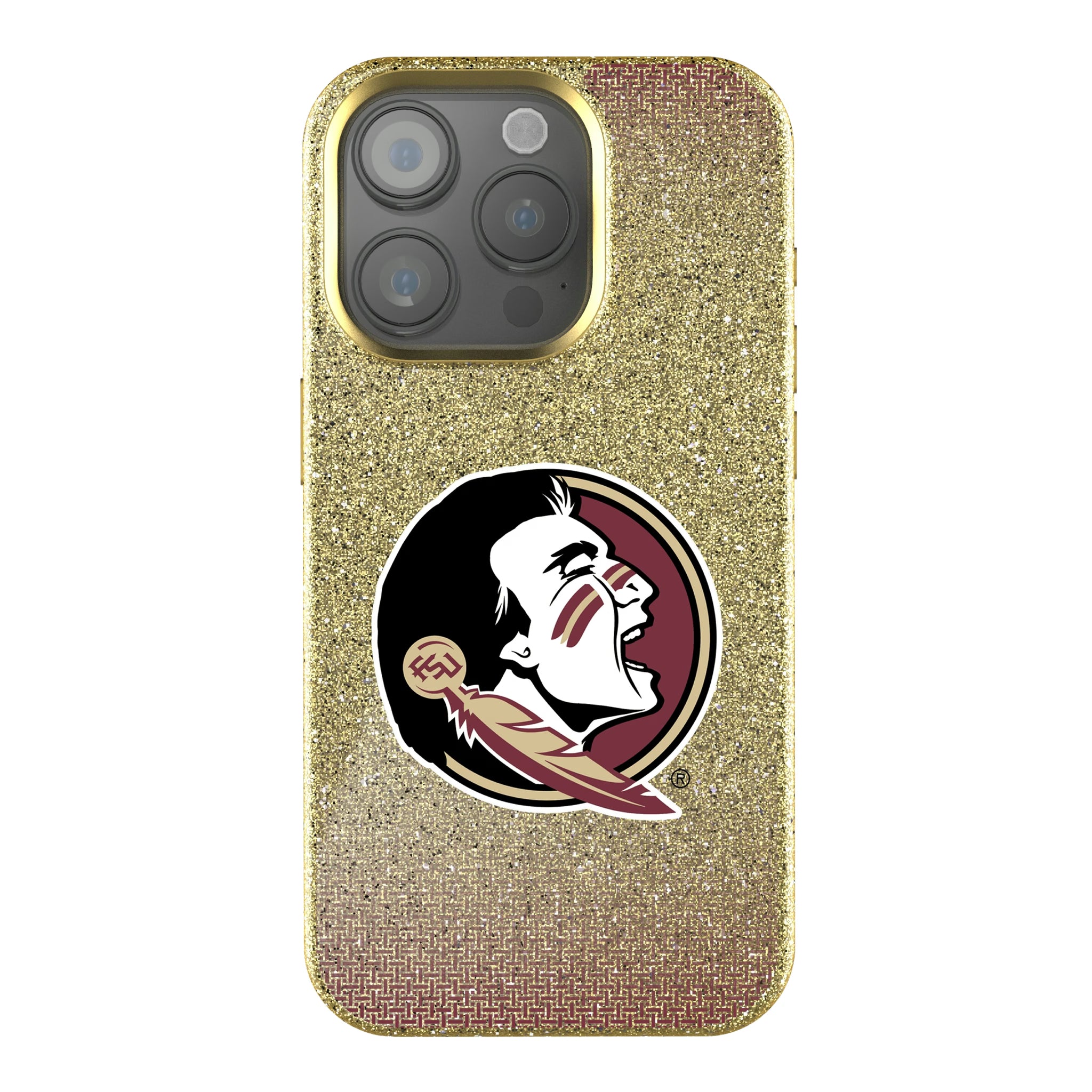 Florida State University Seminoles Linen iPhone Bling Phone Case for Apple iPhone