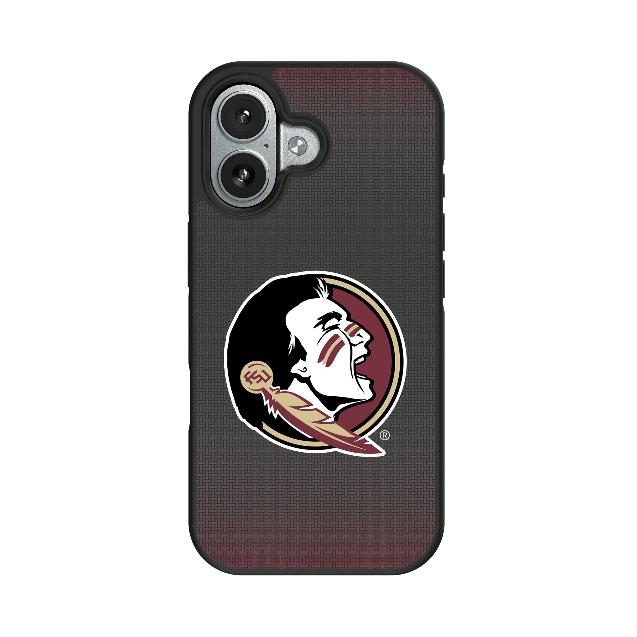 Florida State University Seminoles Linen iPhone Bump Phone Case for Apple iPhone#Device_iPhone 17