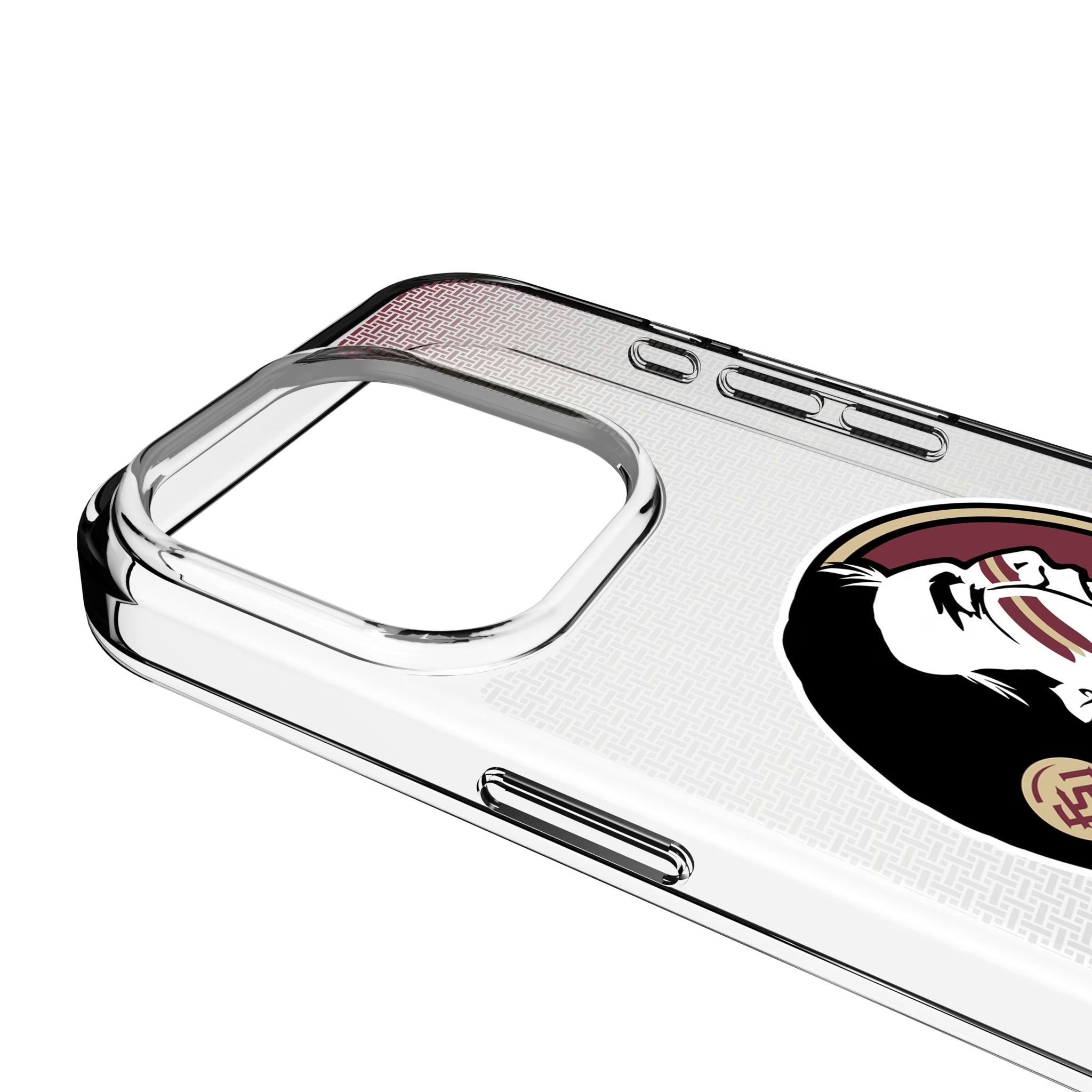 Florida State University Seminoles Linen iPhone Clear Phone Case for Apple iPhone - Detail